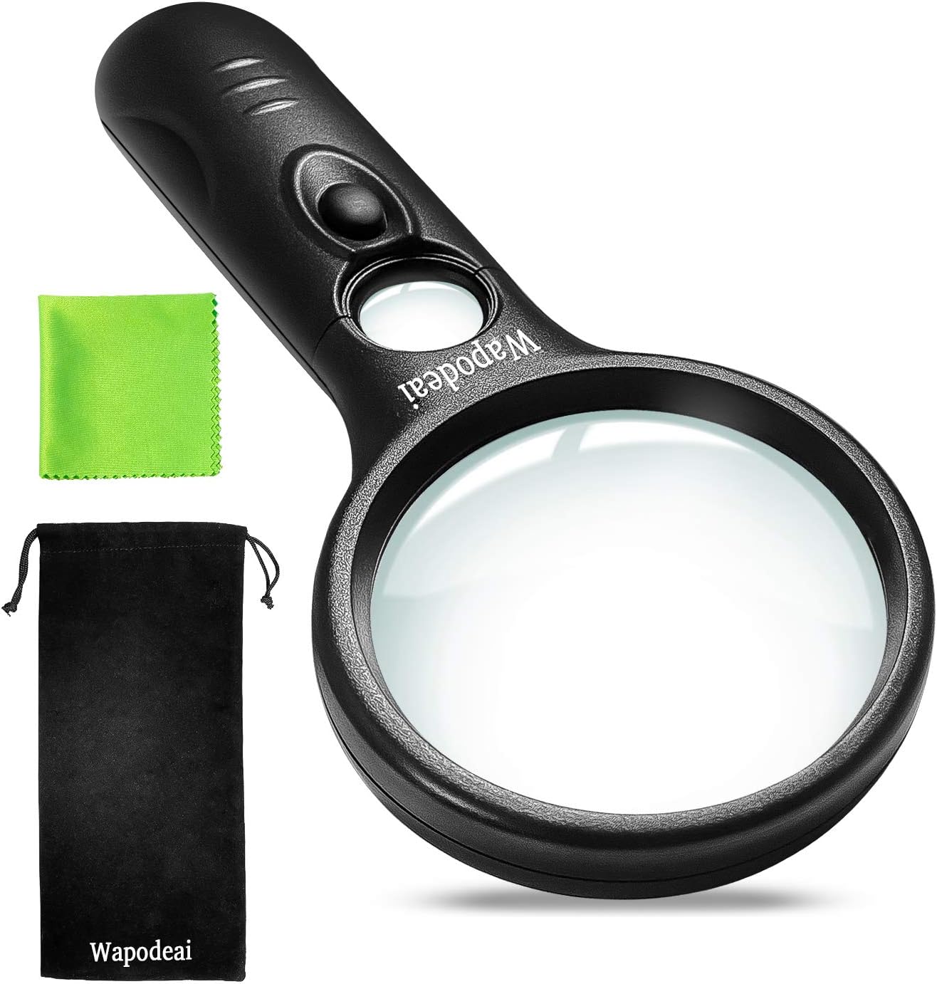 Wapodeai 3X 45X High Magnification, Suitable for Reading