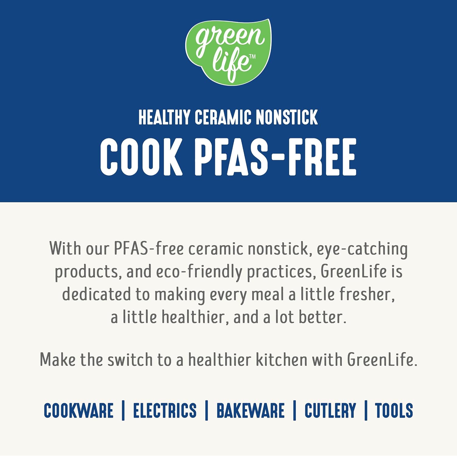 GreenLife 2 Piece (7” & 10”) Ceramic Nonstick Frying Pan Set, Turquoise | PFAS-Free Nonstick Coating, Family Skillet Set, Egg Pan, Omelet Pan, Stay-Cool Handles, Dishwasher & Oven Safe up to 350F