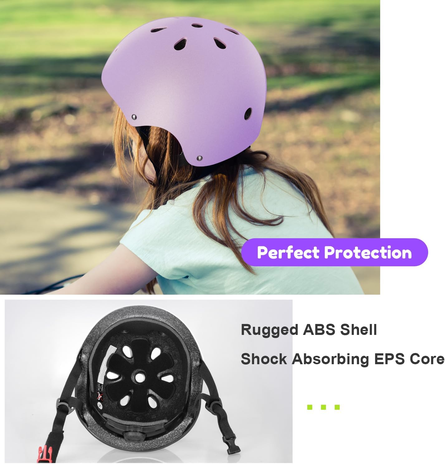 Besttravel Kids Helmet, Toddler Adjustable Kids Ages 3-8 Years Old Boys Girls Multi-Sports Safety