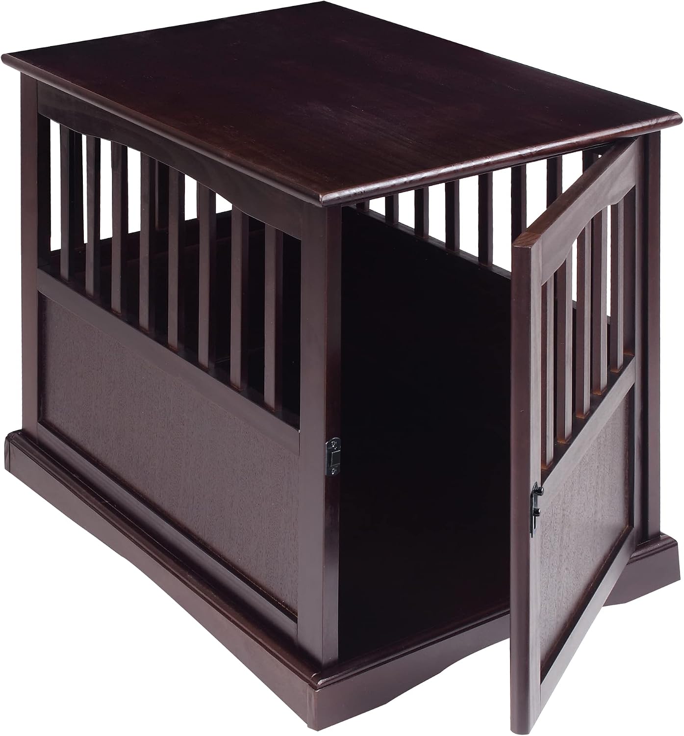 Casual Home Wooden Small Pet Crate, End Table, Espresso,19.5"W x 22.5"D x 22.5"H