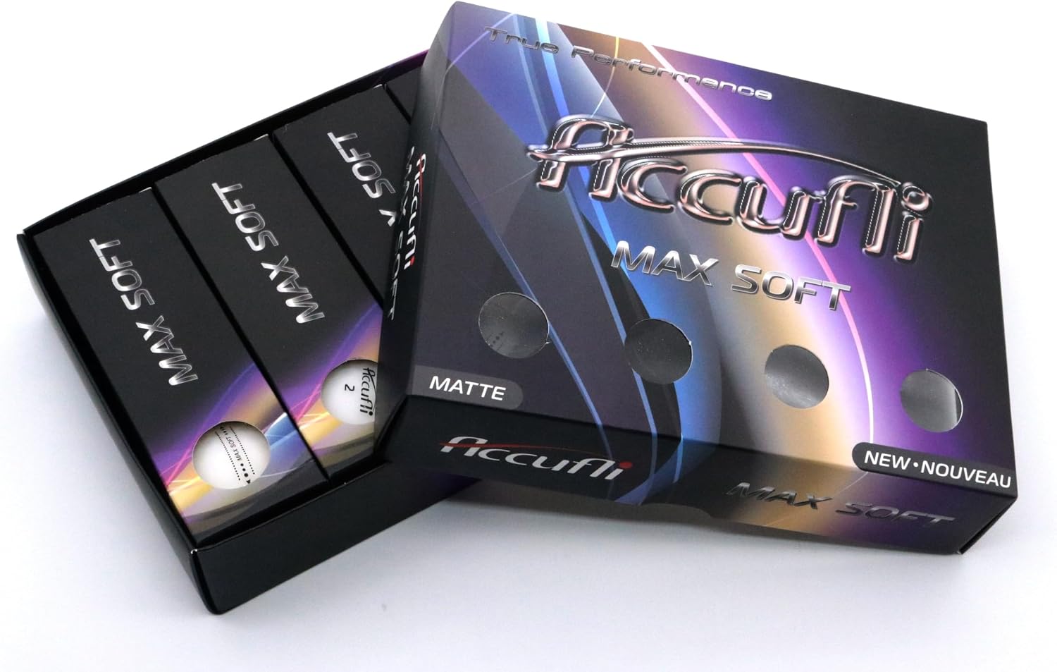 ACCUFLI Max Soft Matte Golf Balls
