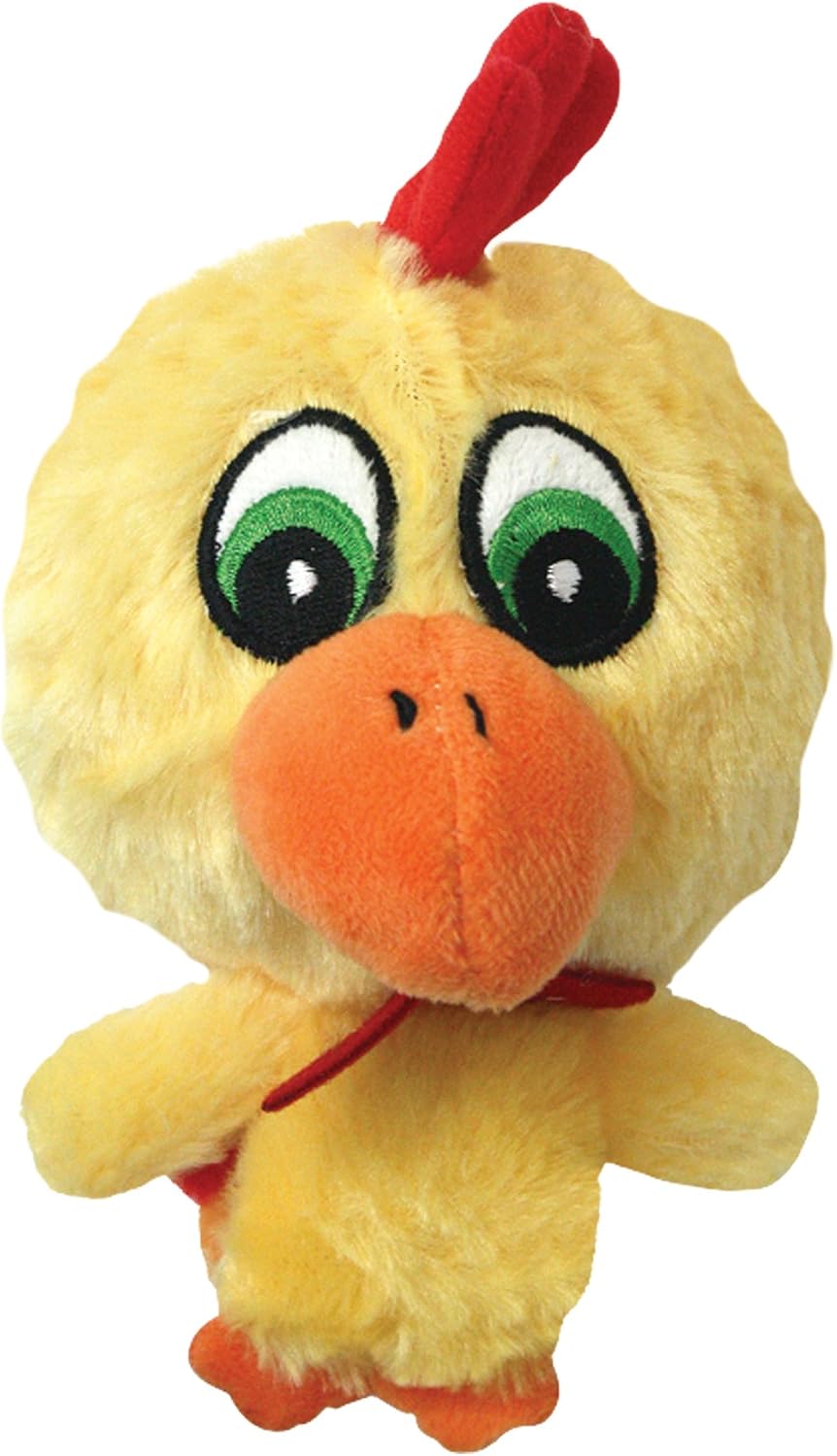 Multipet 43237-1 Knobby Noggins Chicken Dog Toy