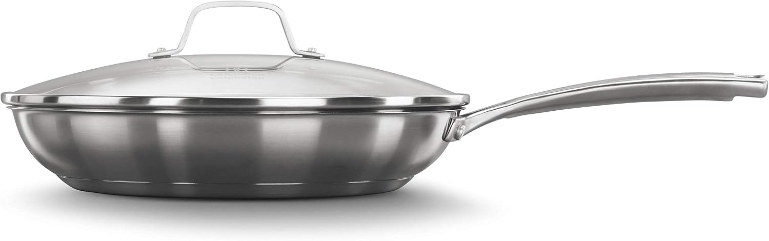 Calphalon Classic Stainless Steel Cookware, Fry Pan, 2-piece