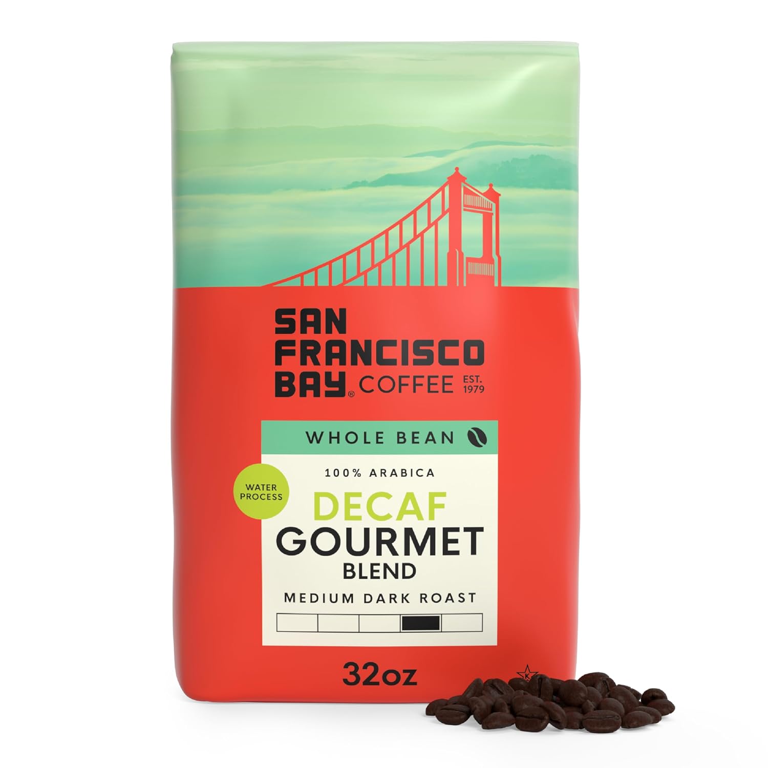 San Francisco Bay Coffee French Roast Whole Bean Coffee, 2 lb bag