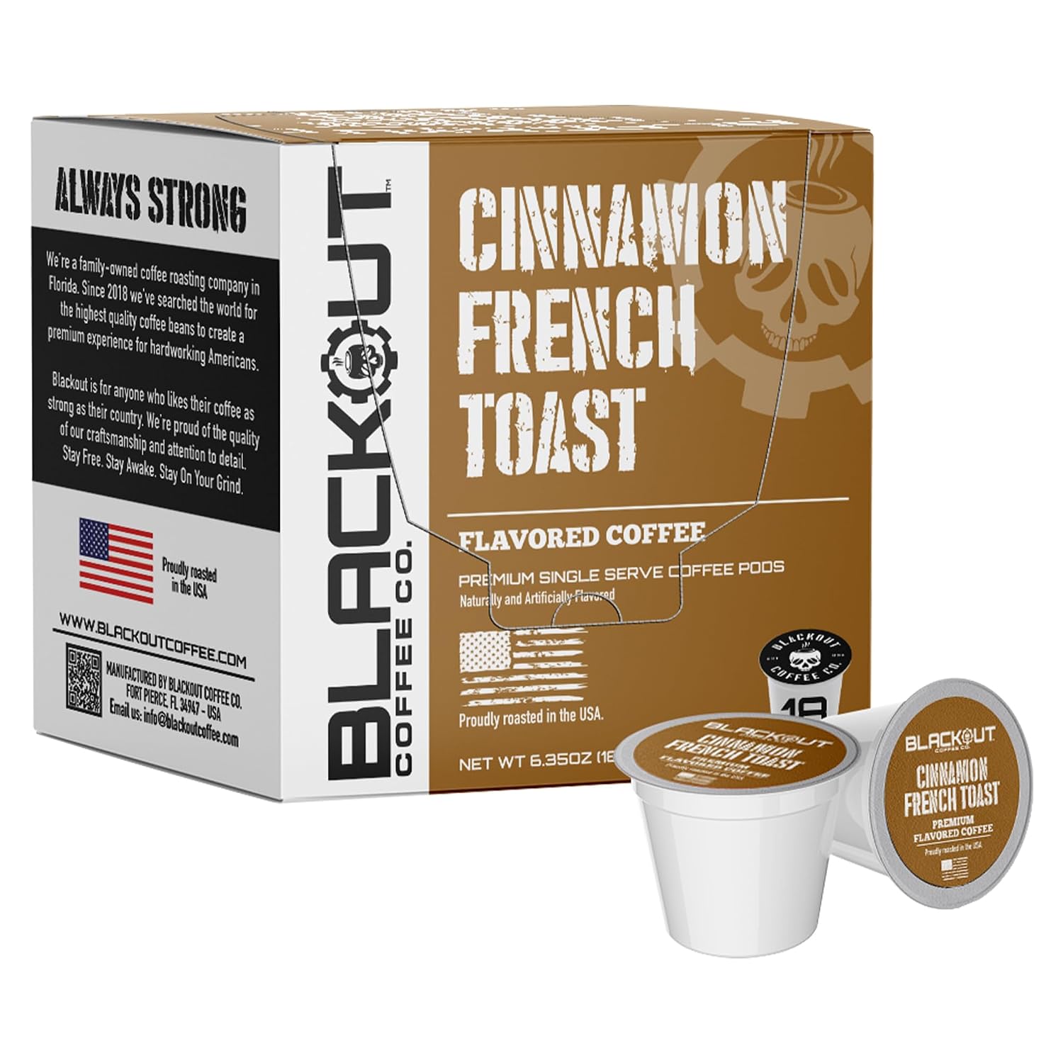 Blackout Coffee Blueberry Crumble Ground Coffee, Medium Roast, 12 oz