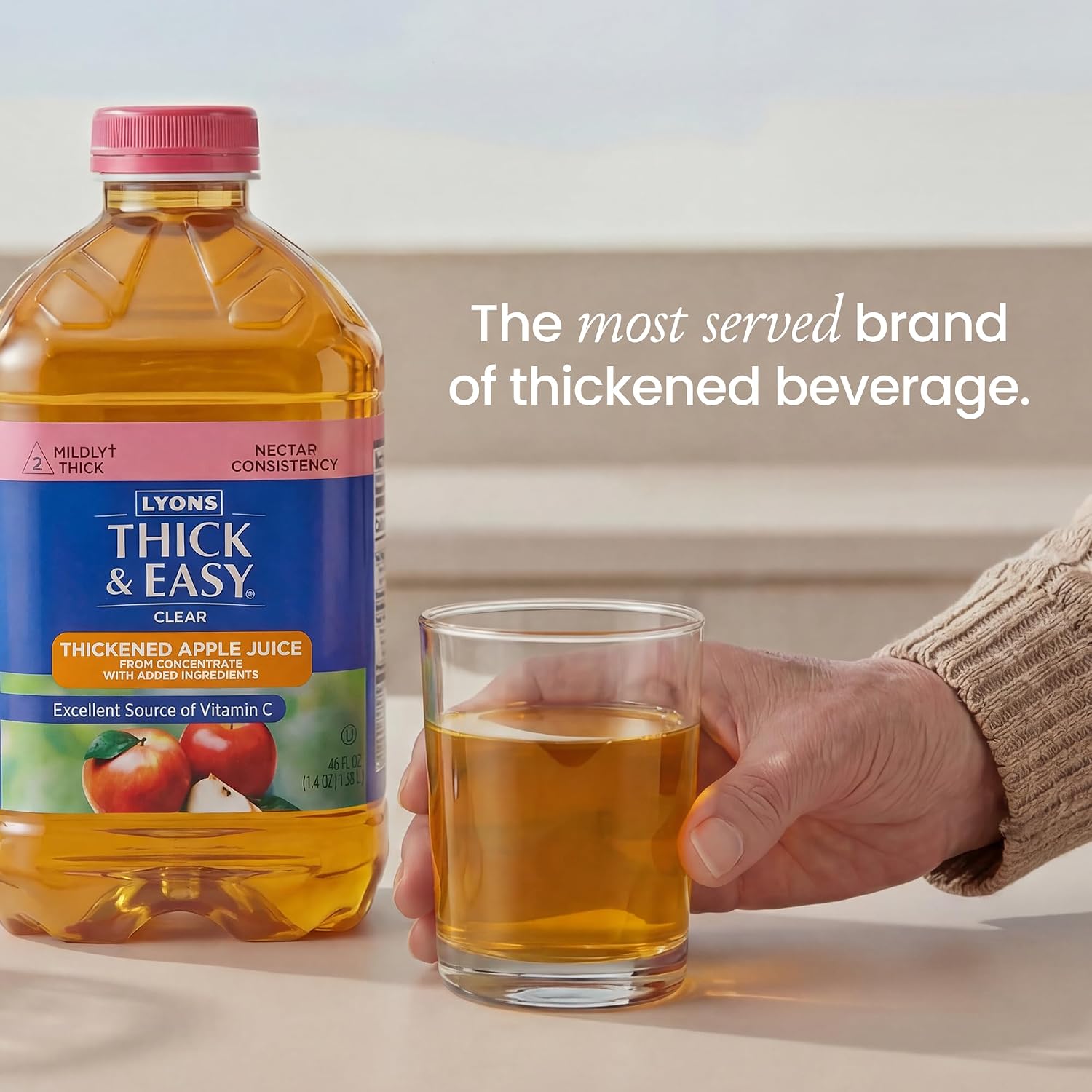 Thick & Easy Thickened Orange Juice, IDDSI Level 3 Ready-to-Drink Thickened Beverage for Swallowing Support, Moderately Thick Honey Consistency, 4 fl oz Cups - 24 Pack | IDDSI Level 3, Ready-to-Drink, Beverage for Swallowing Support, Moderately Thick Hon…