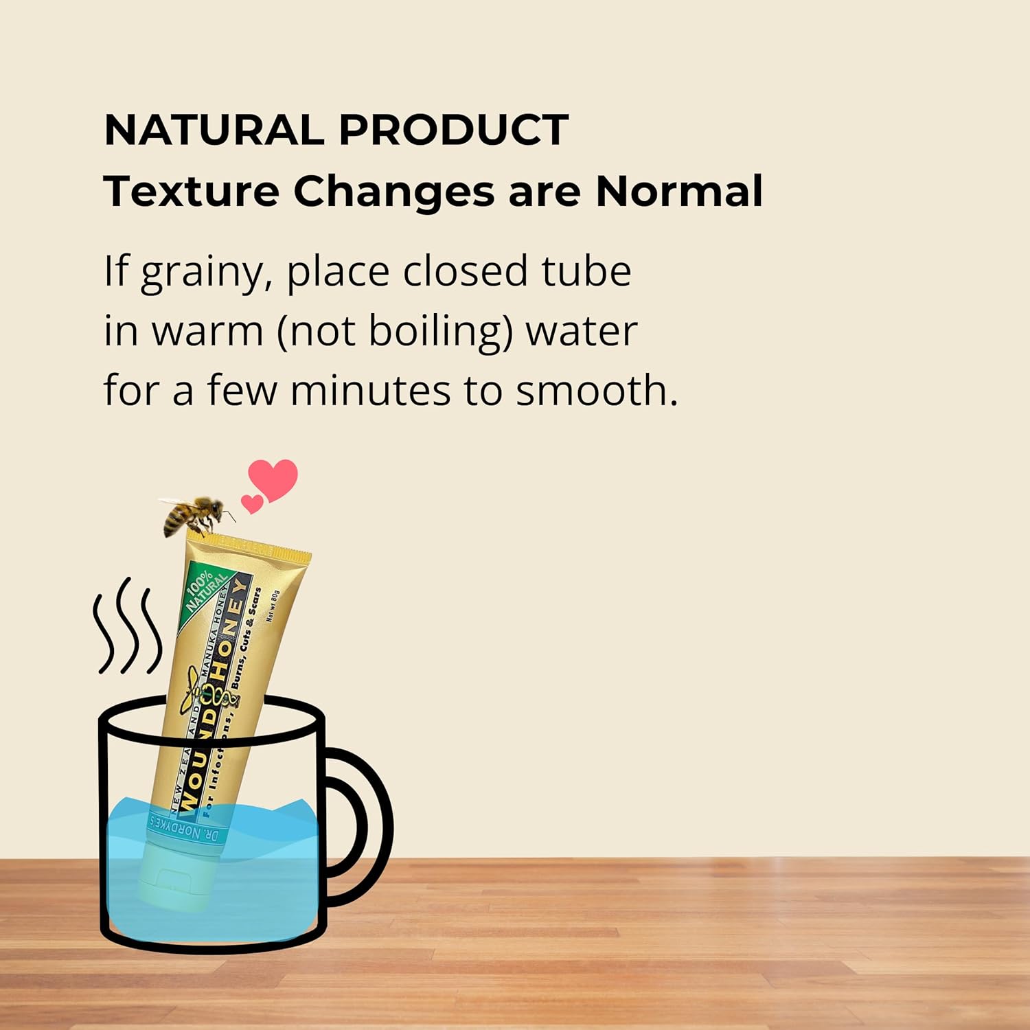 Manuka Wound Honey Ointment 2.8oz