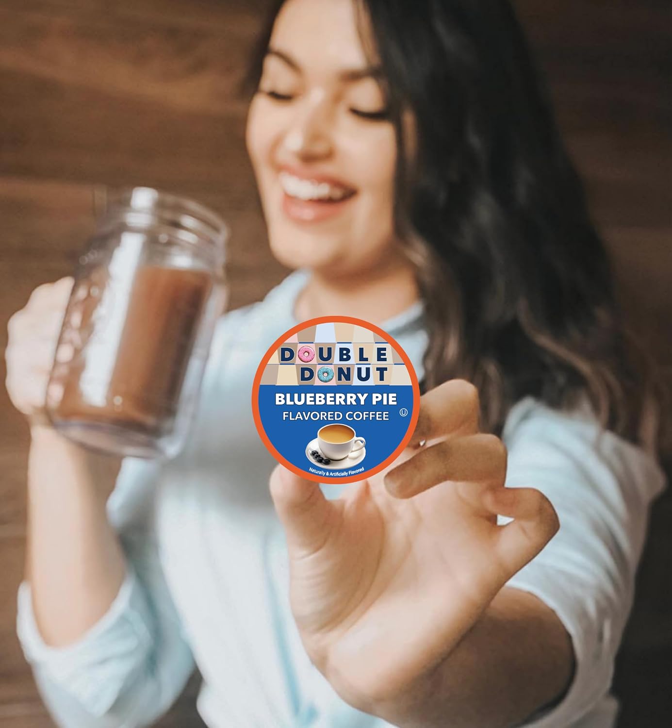 Double Donut Coffee Breakfast Blend Coffee Pods, Light Roast Coffee in Recyclable Single-Serve Pods for Keurig K Cups Brewer Machines, 80 Count Bulk Pack, original version