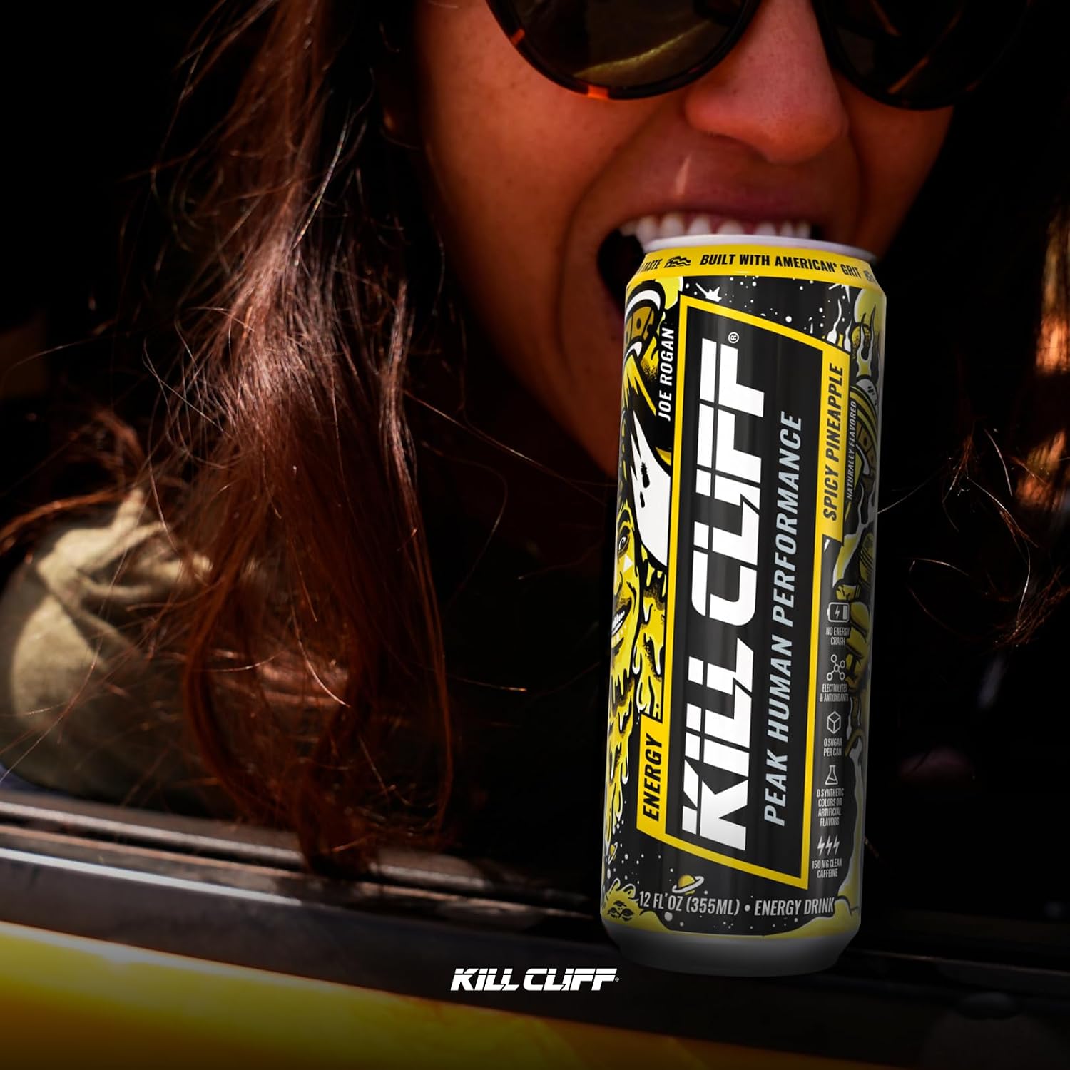 Kill Cliff Energy Drink - Sugar Free - Smashing Citrus 12 oz 12 Pack