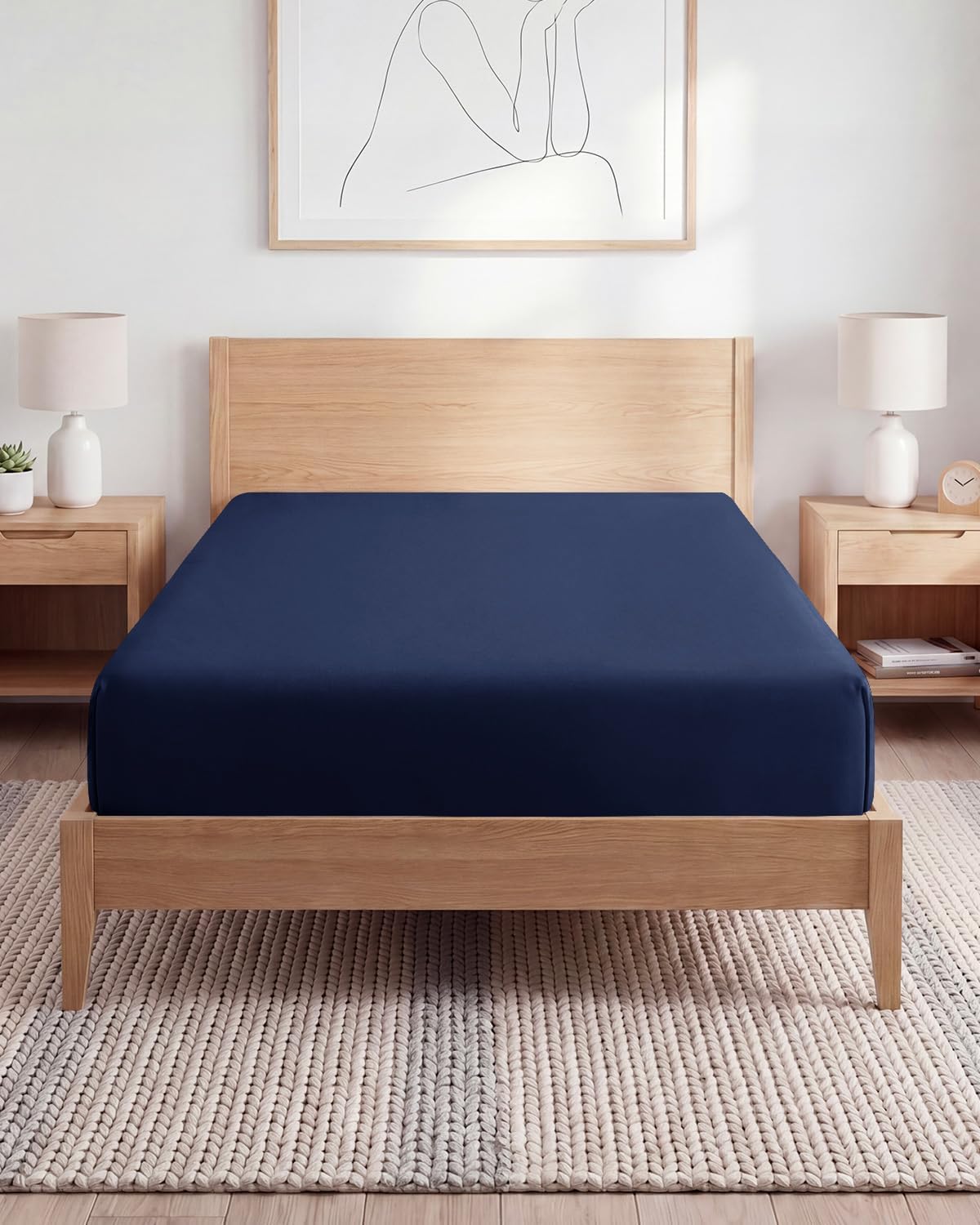 Fitted Hospital Bed Sheet - Hospital Bed Sheets for Home Use - Dark Grey | Ultra-Soft Brushed Microfiber Bedding with 16 Inch Deep Pockets, Extra Long 36 x 84 Fit, Breathable, Cooling and Wrinkle Free