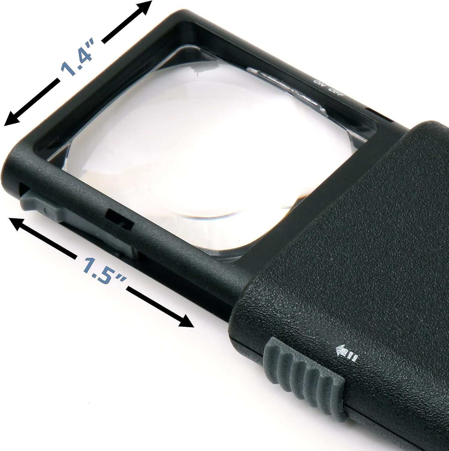 Carson LumiPop 5x Power LED Lighted Slide-Out Aspheric Magnifier (LP-66)