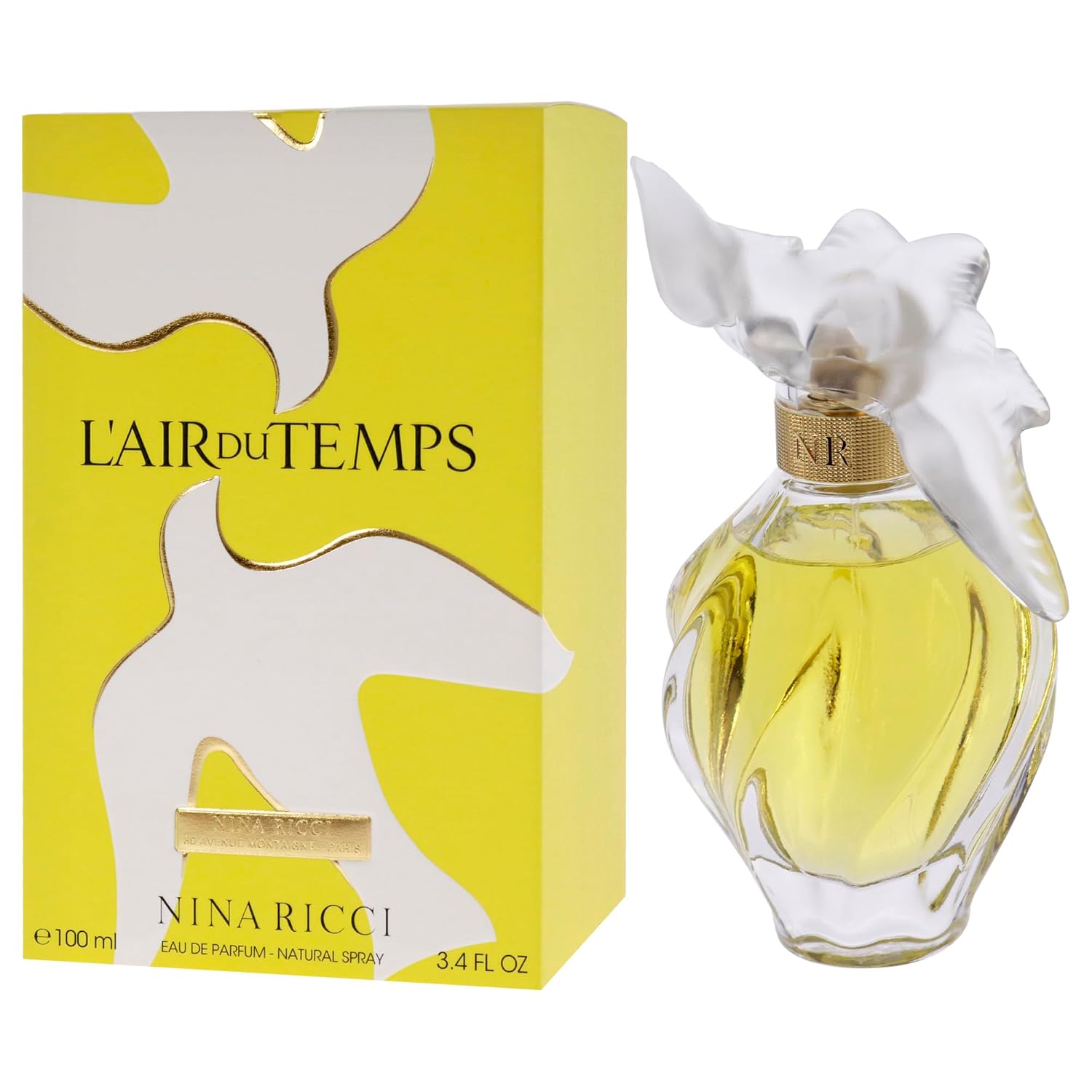Nina Ricci L'Air Du Temps Eau De Parfum Spray, 3.4 Ounce