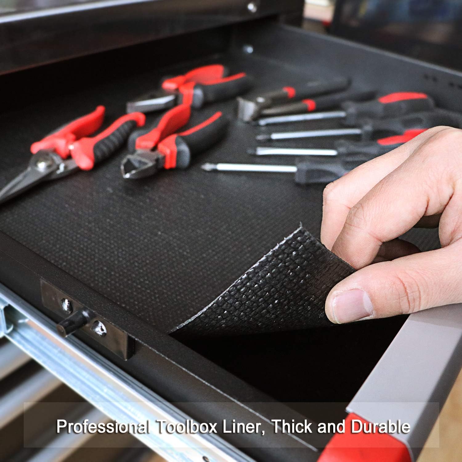 CASOMAN Professional Tool Box Liner and Drawer Liner 18 inch x 24 feet