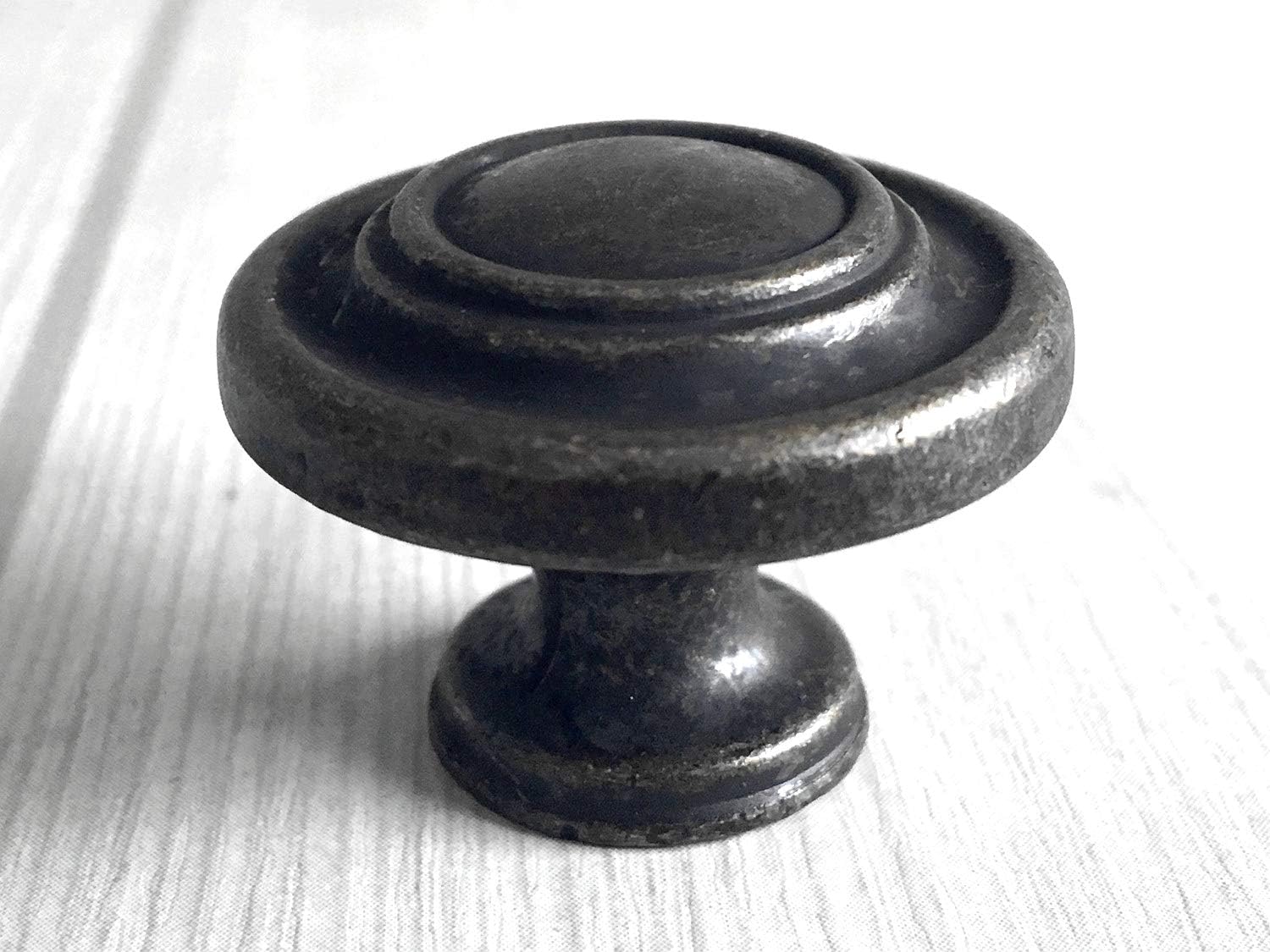 3.75" C-C Bail Drawer Pull Drop Dresser Pull Dark Antique Bronze Swing Drawer Handle Vintage Style 3 3/4" 96 mm Centers (Bail Pull- 3.75" (96 mm) Centers, Dark Antique Bronze)