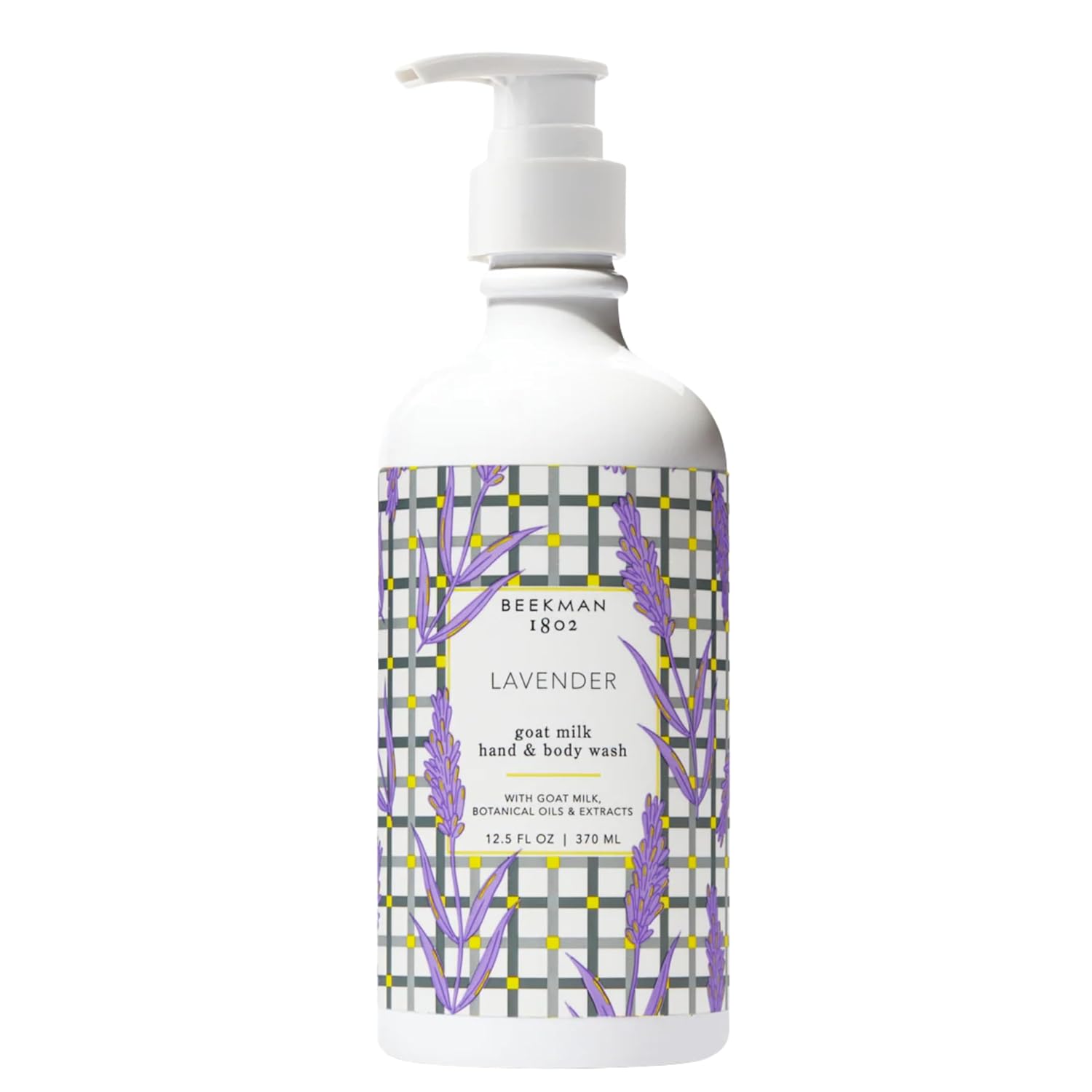 Beekman 1802 Goat Milk Hand Soap, Fragrance Free, 12.5 fl oz | Moisturizing Body Wash & Liquid Hand Soap for Sensitive Skin, Hand & Body Wash, Natural Soap with Goat Milk & Aloe