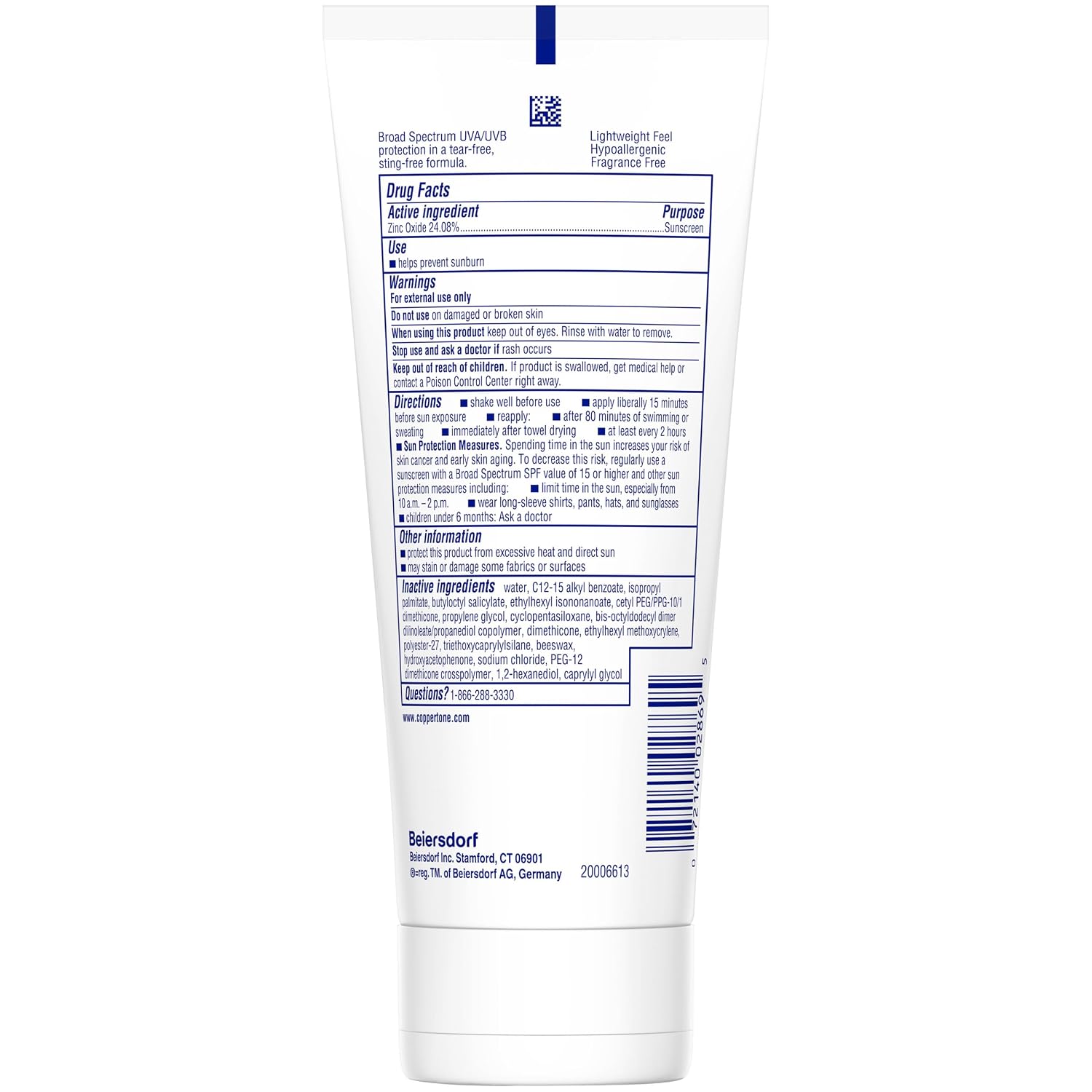 Coppertone SPORT Sunscreen Lotion SPF 30, 7 FL OZ | Sunscreen Lotion with Vitamin E, Sweat, Heat and Water Resistant, PABA, Oxybenzone, Octinoxate, Paraben and Dye Free