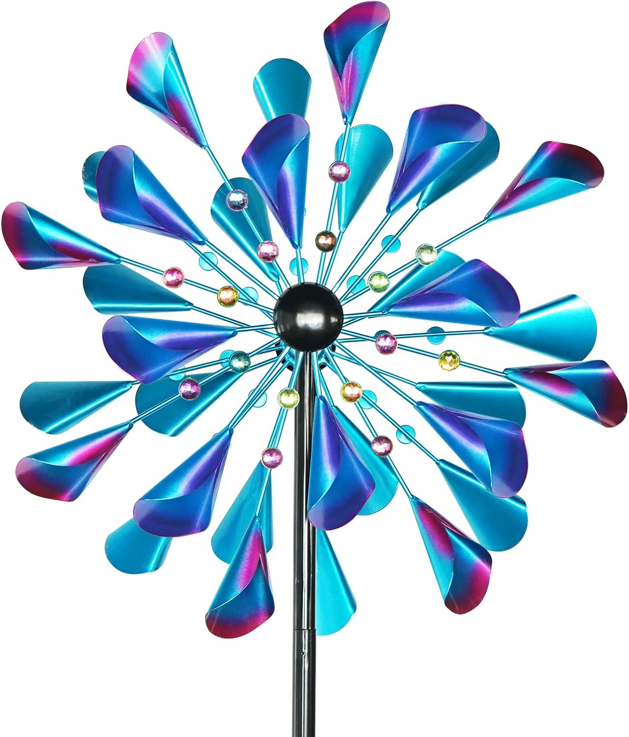 DECOROCA Kinetic Wind Spinners Outdoor - Large Metal Wind Sculptures