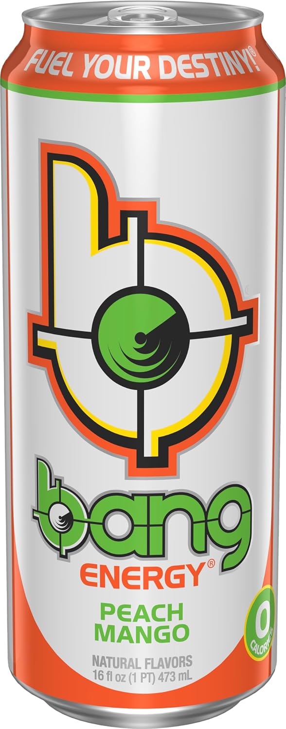 Bang Energy Blue Razz, Sugar-Free Energy Drink, 16-Ounce | Pack of 12