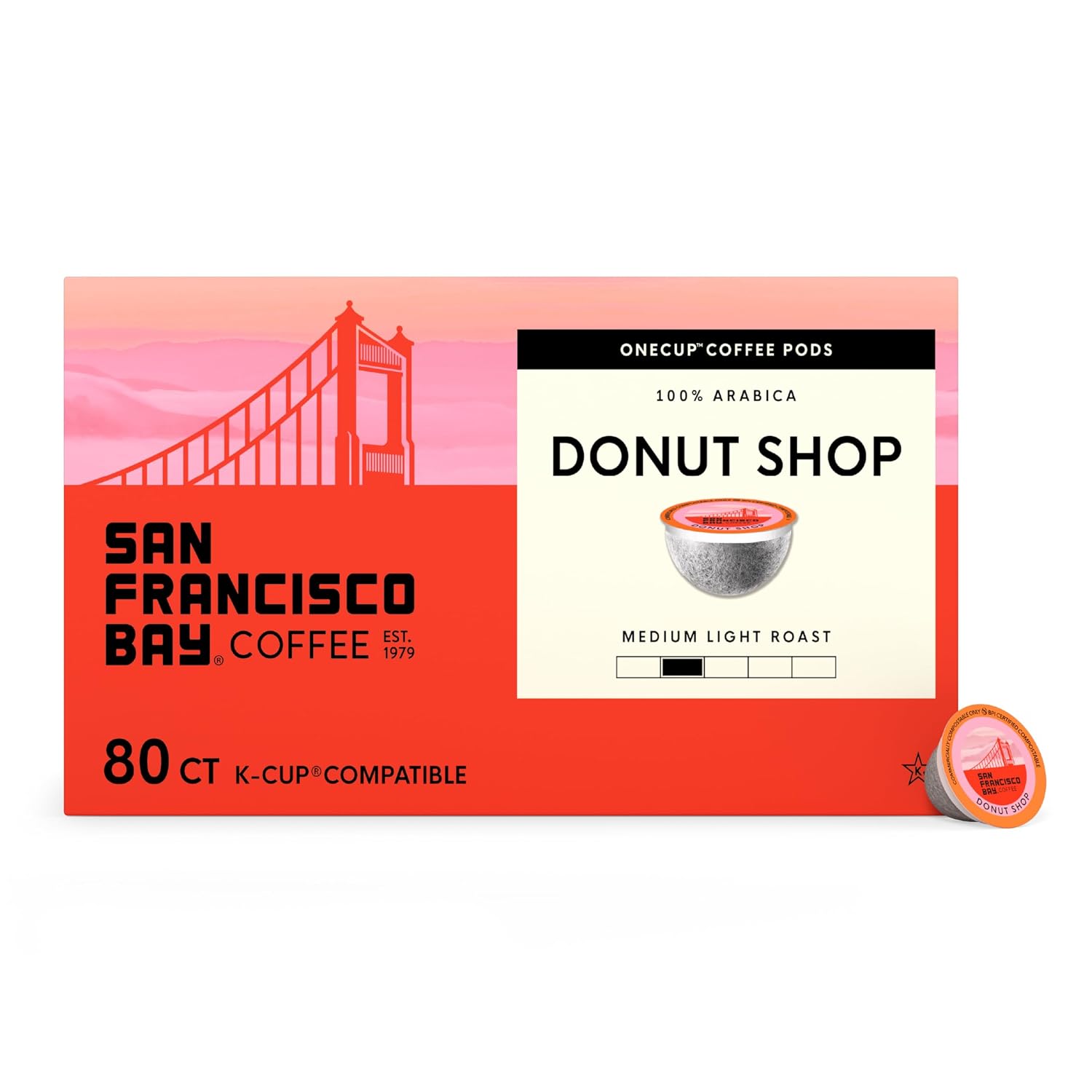 San Francisco Bay French Roast K-Cup Compatible Coffee Pods, 36 ct