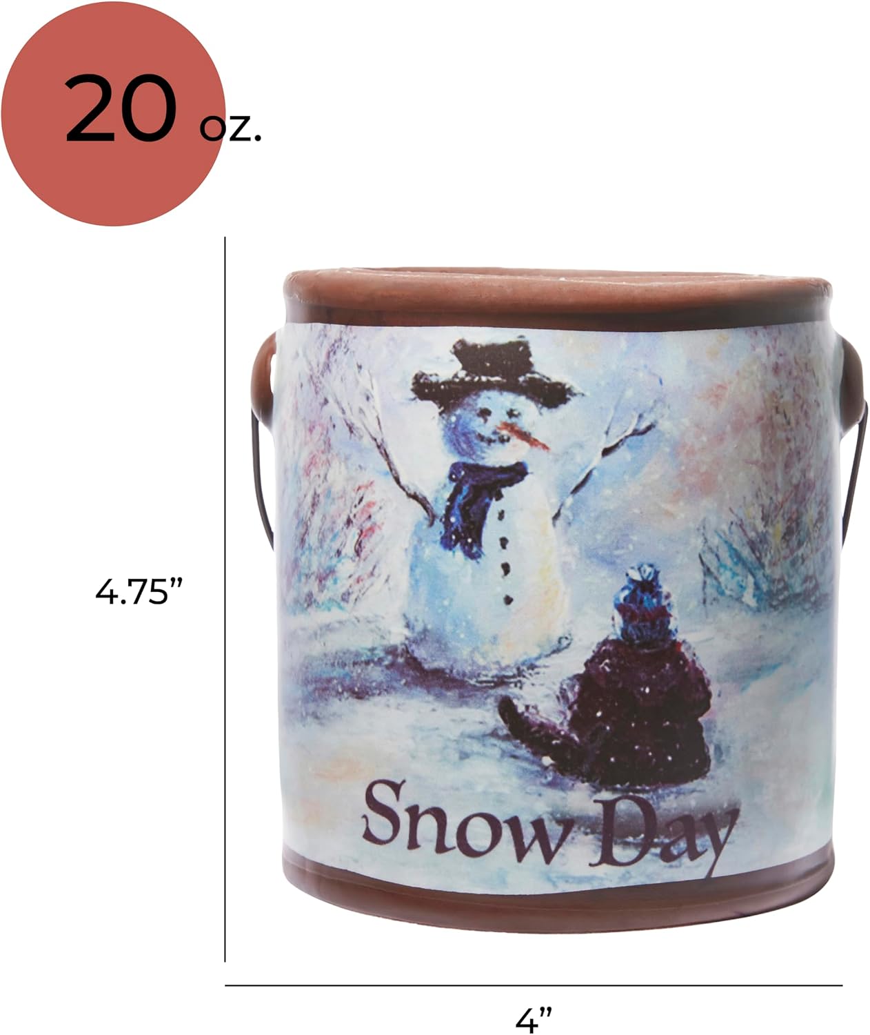 A CHEERFUL GIVER 95hr 20oz Scented Candle - Balsam Fir - Multi-Wick Glass Candle - Gifts For Men and Women