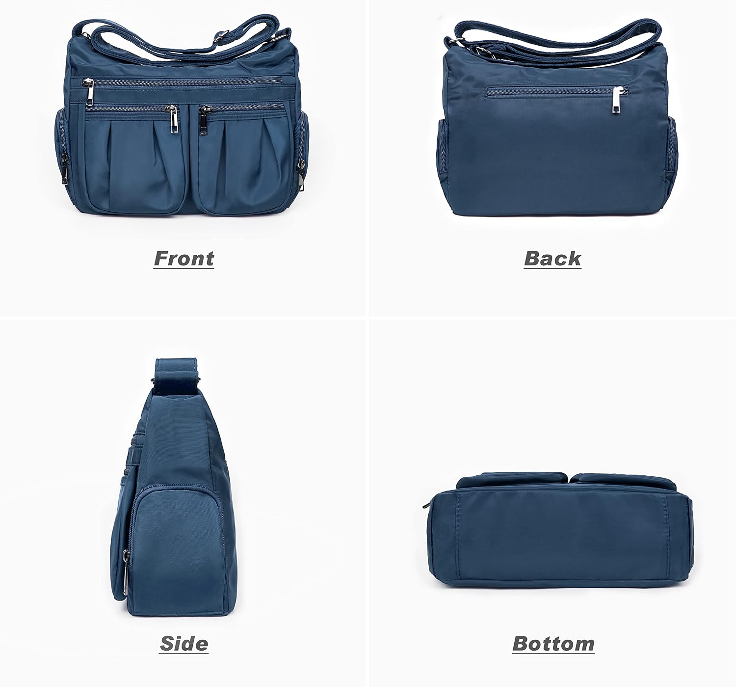 VOLGANIK ROCK Crossbody Purses for Women Shoulder Handbags Lightweight Waterproof Nylon Travel Bag Ladies Pocketbooks