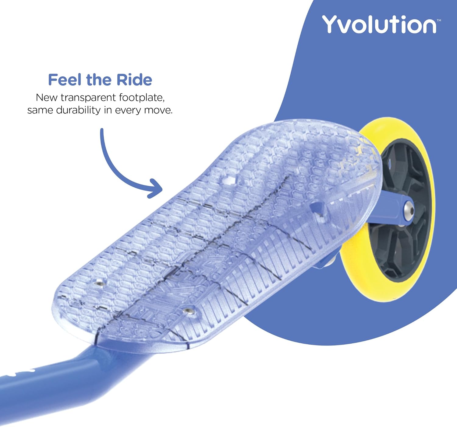 Yvolution Fliker A3 Drift Scooter, 3 Wheels Kids Wiggle Scooter, Foldable, Handbrake, Caster Wheels, for Boys and Girls Aged 7+ Years Old
