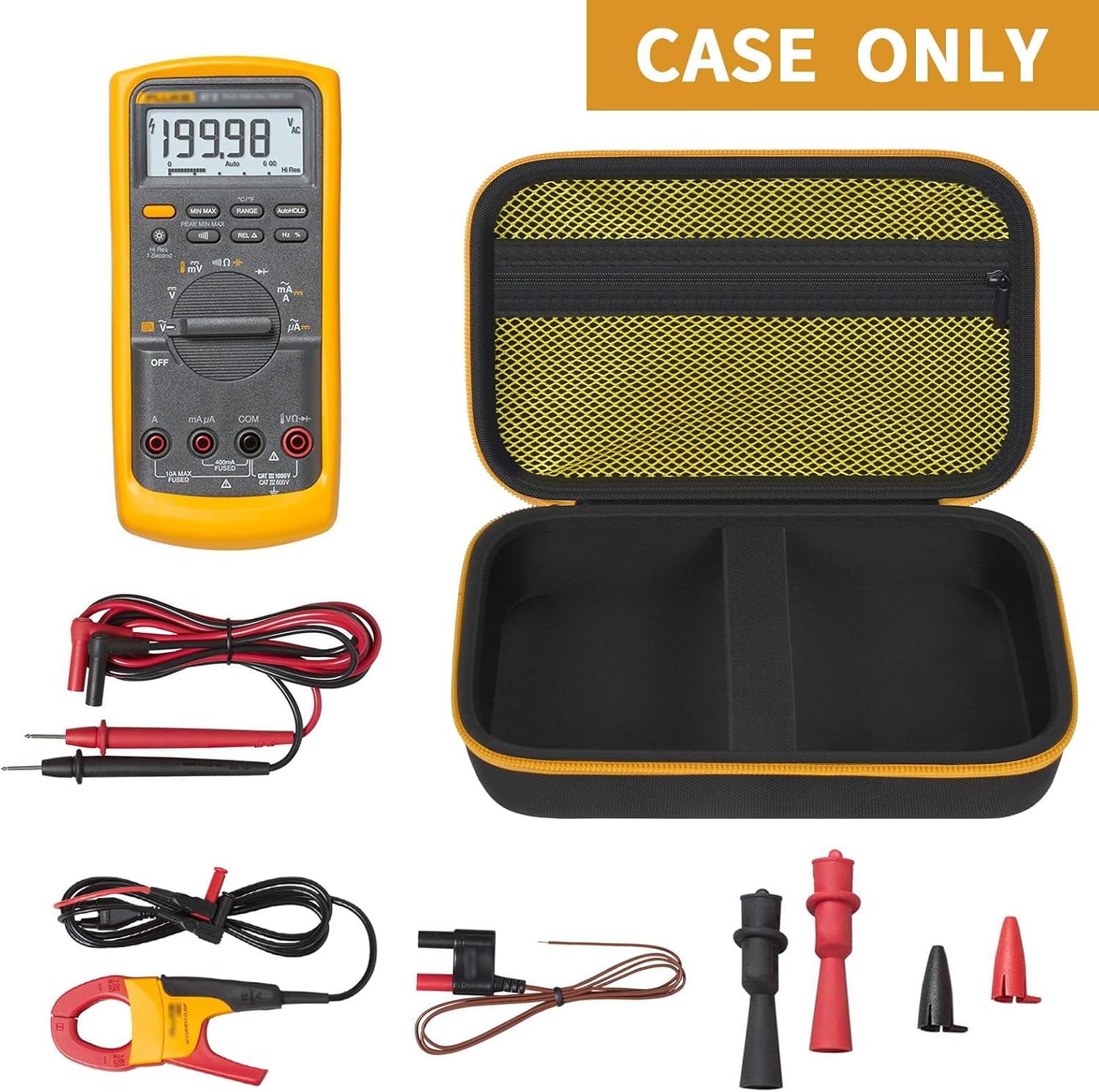 Comecase Hard Case for Fluke 87V/88V/15B+/17B+ and More Digital Multimeter