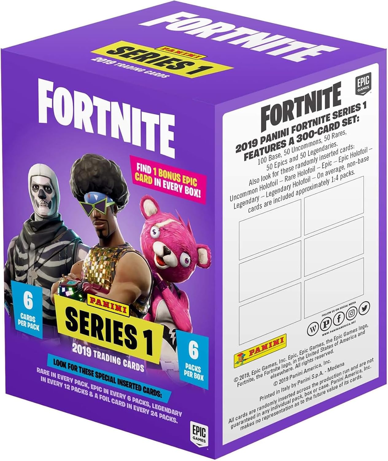 Panini Series 1 2019 Trading Cards, Fortnite