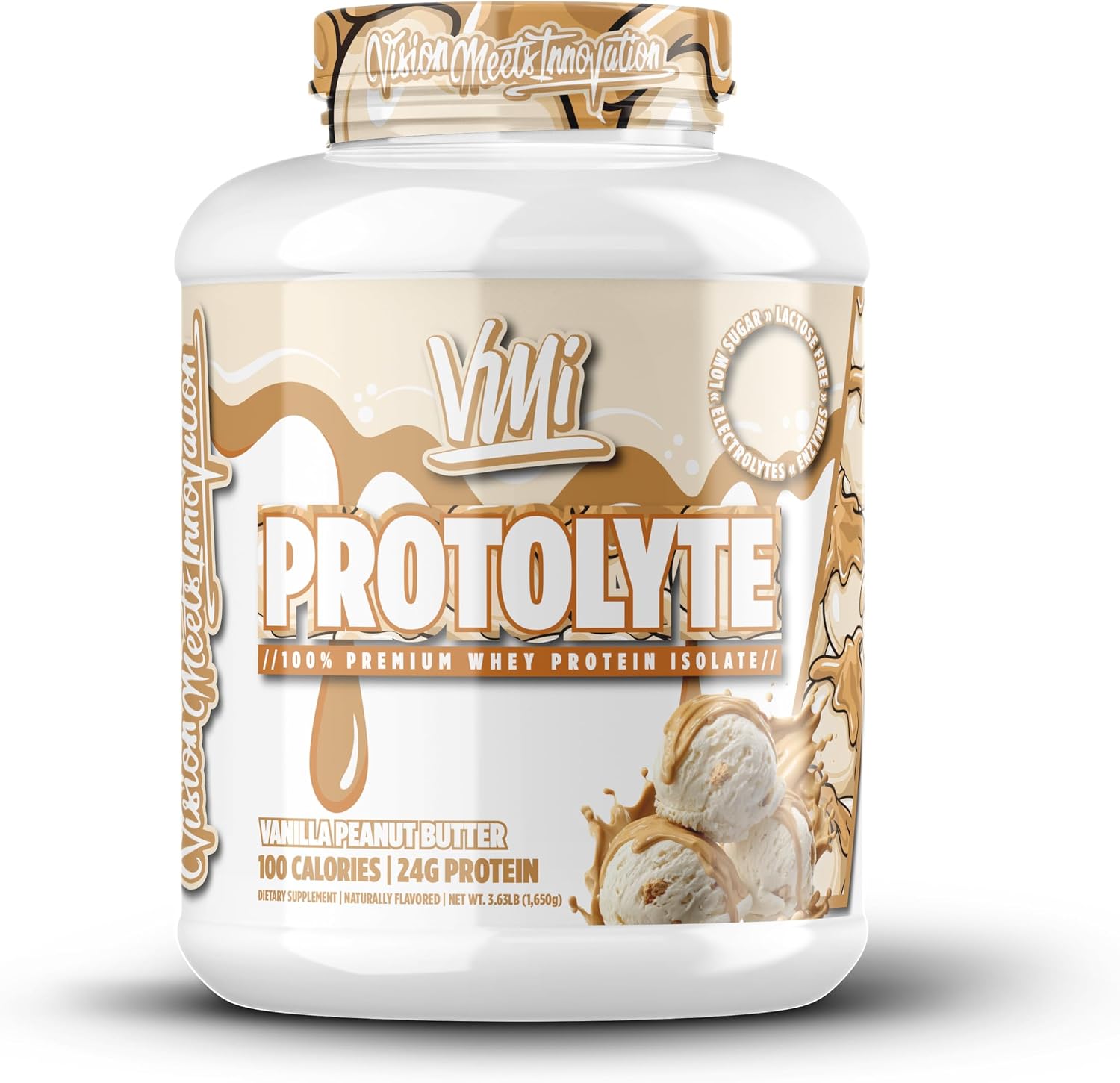 VMI Sports | ProtoLyte Whey Isolate Protein Powder | Low Calorie Whey for Weight Loss and Muscle Gain | Digestive Enzymes | Non-GMO (1.6 lb, Chocolate Fudge Cookie) | Premium whey isolate protein powder for smooth mixing in shakes smoothies and convenien…