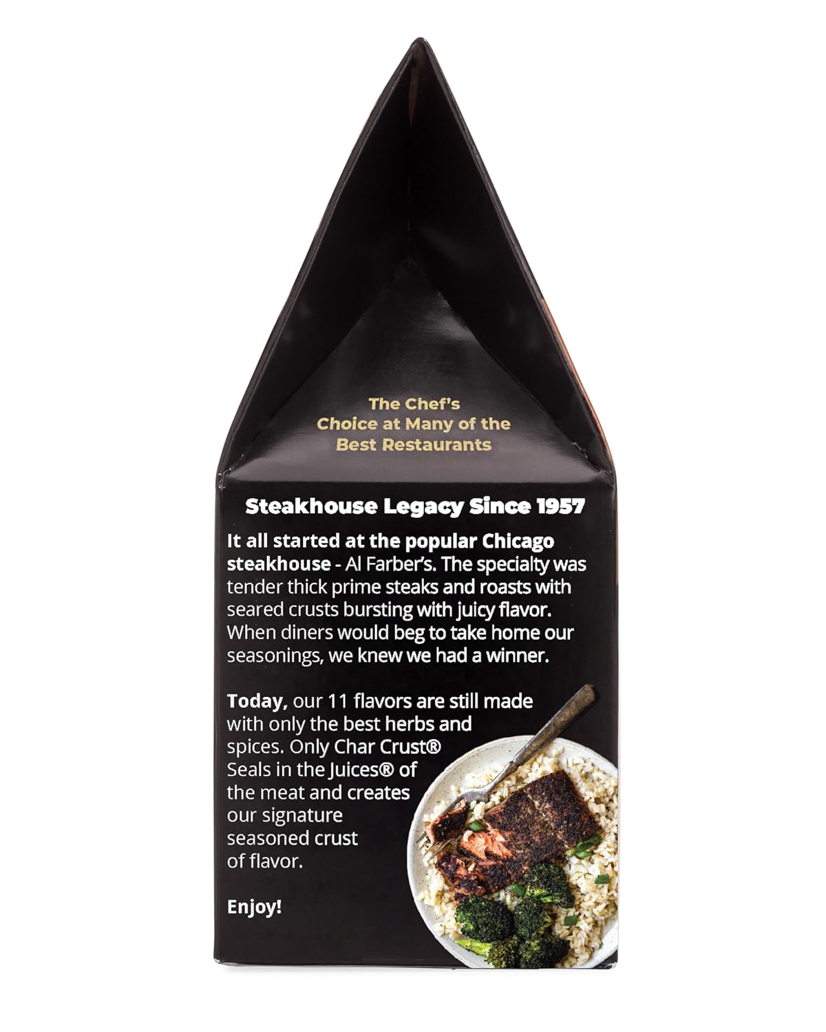 Char Crust Dry-Rub Seasonings Original Hickory Grilled | All-in-one seasonings | Perfect for Steaks, Burgers, Ribs, Tuna | Signature Crust that Seals in the Juices, 4 Ounce (Pack of 6)