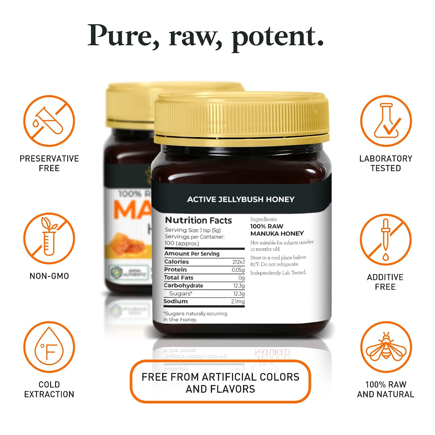 Manuka Honey Medical Grade - Raw Australian Manuka Honey MGO 850+ | Good Natured - AMHA Certified - Lab Tested - Non-GMO - BPA-Free - Premium Quality - Product of Australia - 8.8 oz