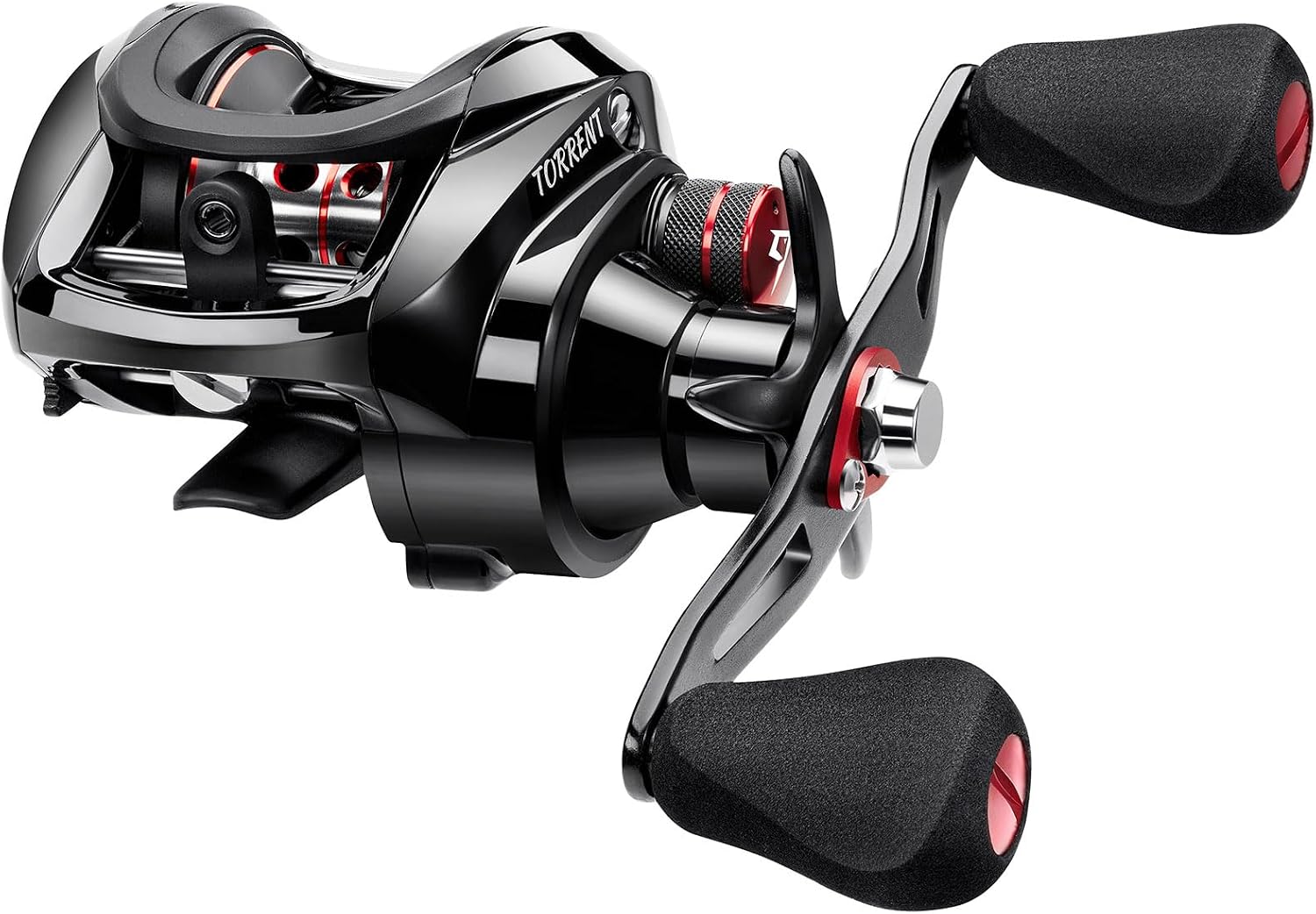 Piscifun Torrent Baitcasting Reel, 18LB Carbon Drag, Magnetic Brake | 7.1:1 and 5.3:1 ratios, low-profile body, smooth casting, 6+1 bearings, easy control