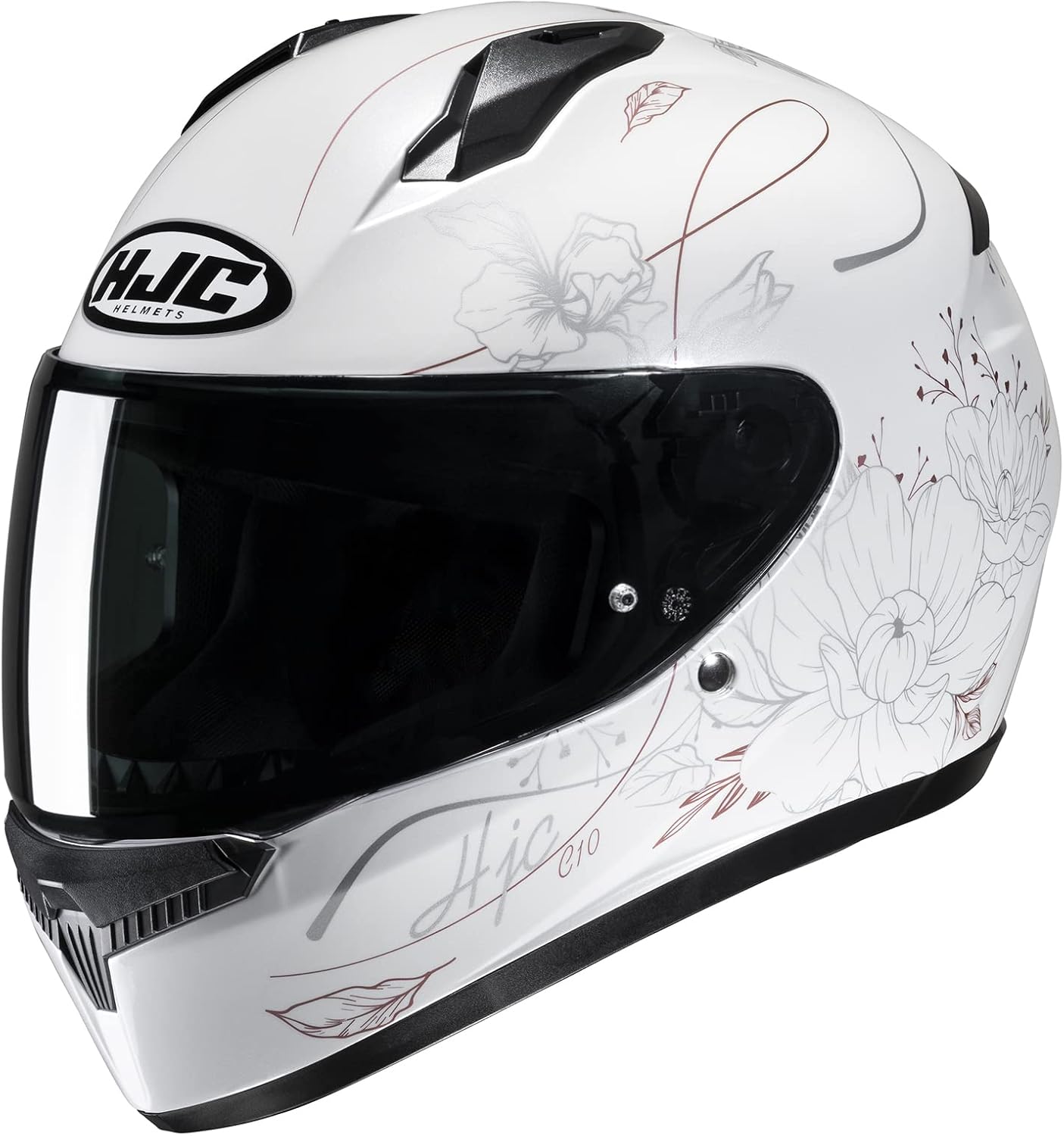 HJC C10 Epik Full Face Motorcycle Helmet with HJ-34P Pinlock Shield, DOT Approved (MC8, Medium)