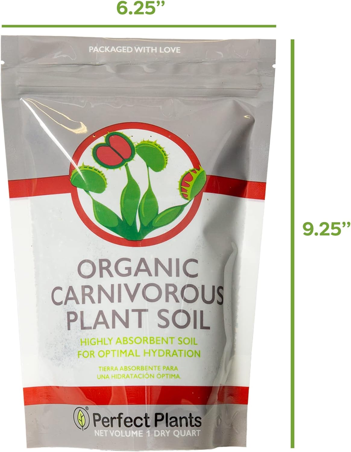 Perfect Plants Carnivorous Plant Soil, 4 qt, Venus Fly Trap Potting Mix