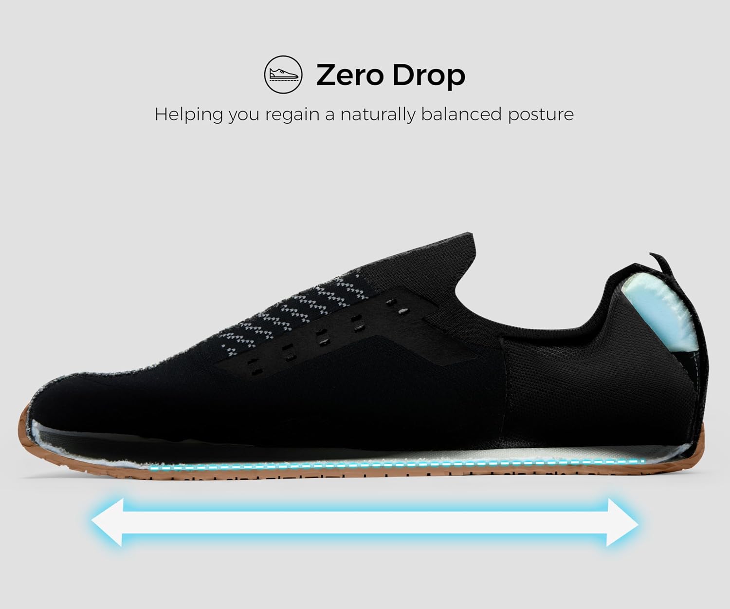 Men's Barefoot Shoes Zero Drop Minimalist Sneakers with Anatomical Toe Box | Breathable, Stretchy, Flat for Gym, Workout, Lifting, Training