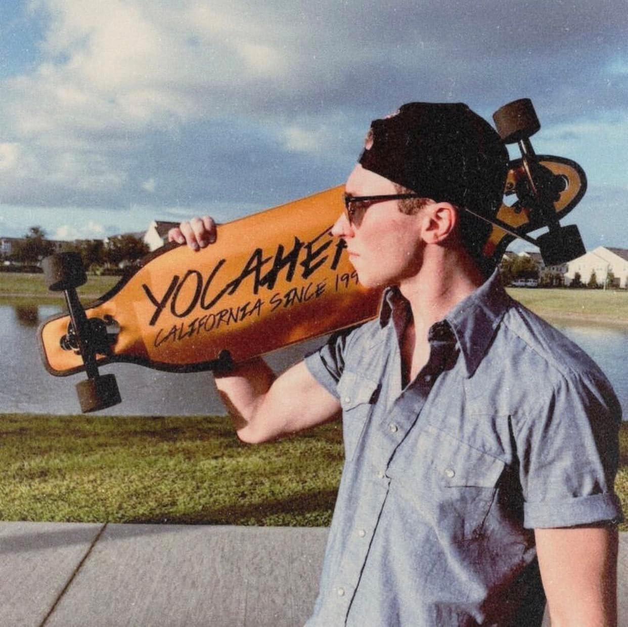 Aluminum Gold or Black Skateboards Longboard Drop Through Deck ONLY or Complete Long Board, for Boys, Girls, Kids, Teens and Adults and for Beginners to Professionals