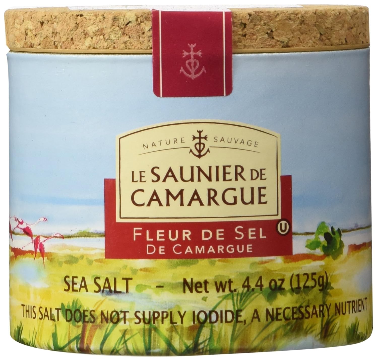 Le Saunier De Camargue | French Fleur Del Sel | Finishing Sea Salt, 4.4 oz (Pack of 4)