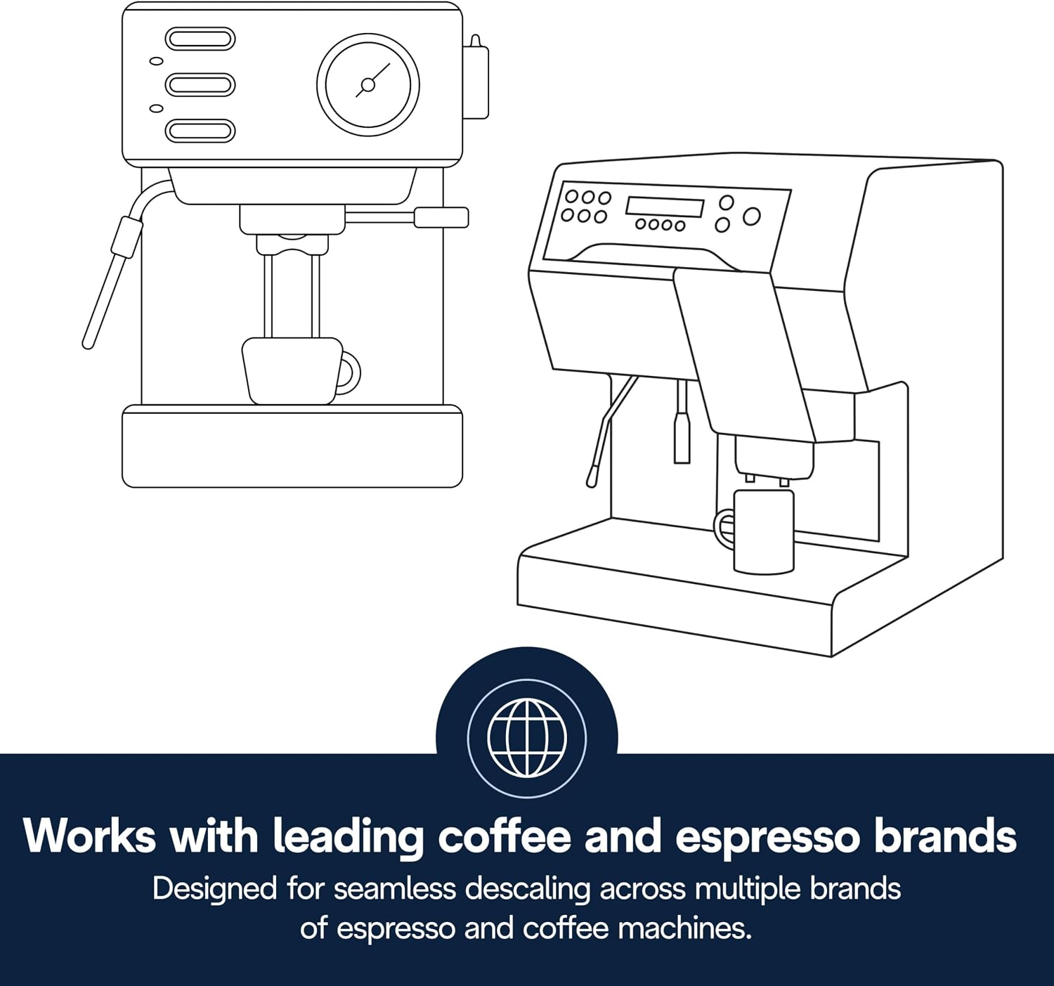 De'Longhi EcoDecalk Universal Descaler, for Coffee Machines 16.90 oz | Safe Formula, Universally Compatible, 15 Month Supply, Easy to Use
