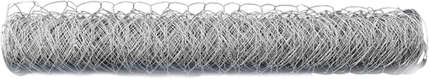 Galvanized Poultry Wire Netting 2" Hexagonal Mesh Wire Fence Suit for Family Craft Projects Chicken Netting Garden Fencing Backyard Fencing (4ft x