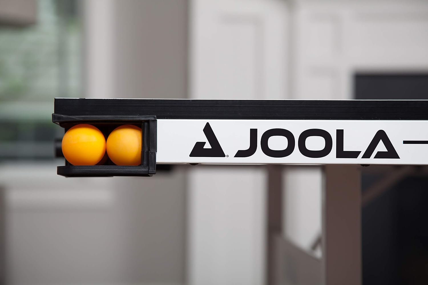 JOOLA Rally TL Professional MDF Indoor Ping Pong Table w/Quick Clamp Table Tennis Net & Post Set - 10 Minute Easy Assembly - Corner Ball Holders - Tournament Quality - Includes Playback Mode