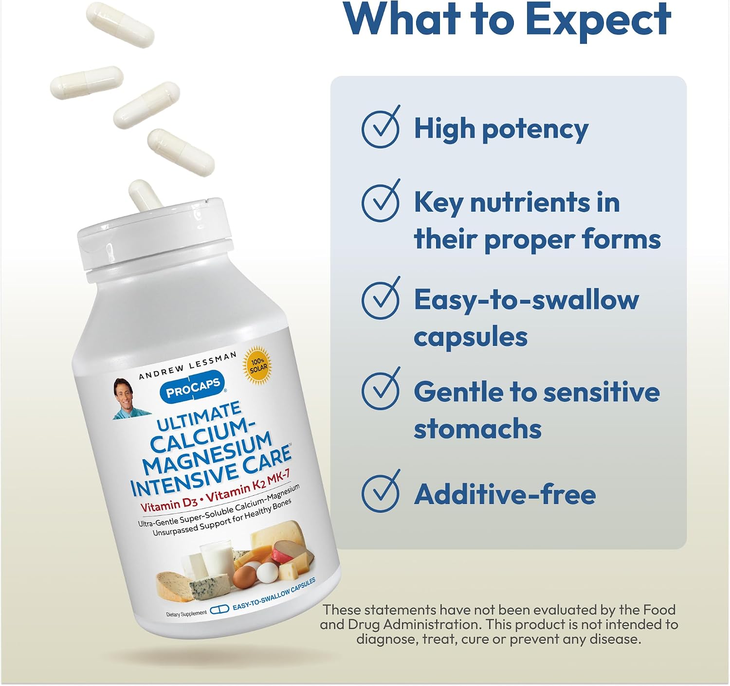 ANDREW LESSMAN Calcium-Magnesium Intensive Care K2 MK7-360 Caps