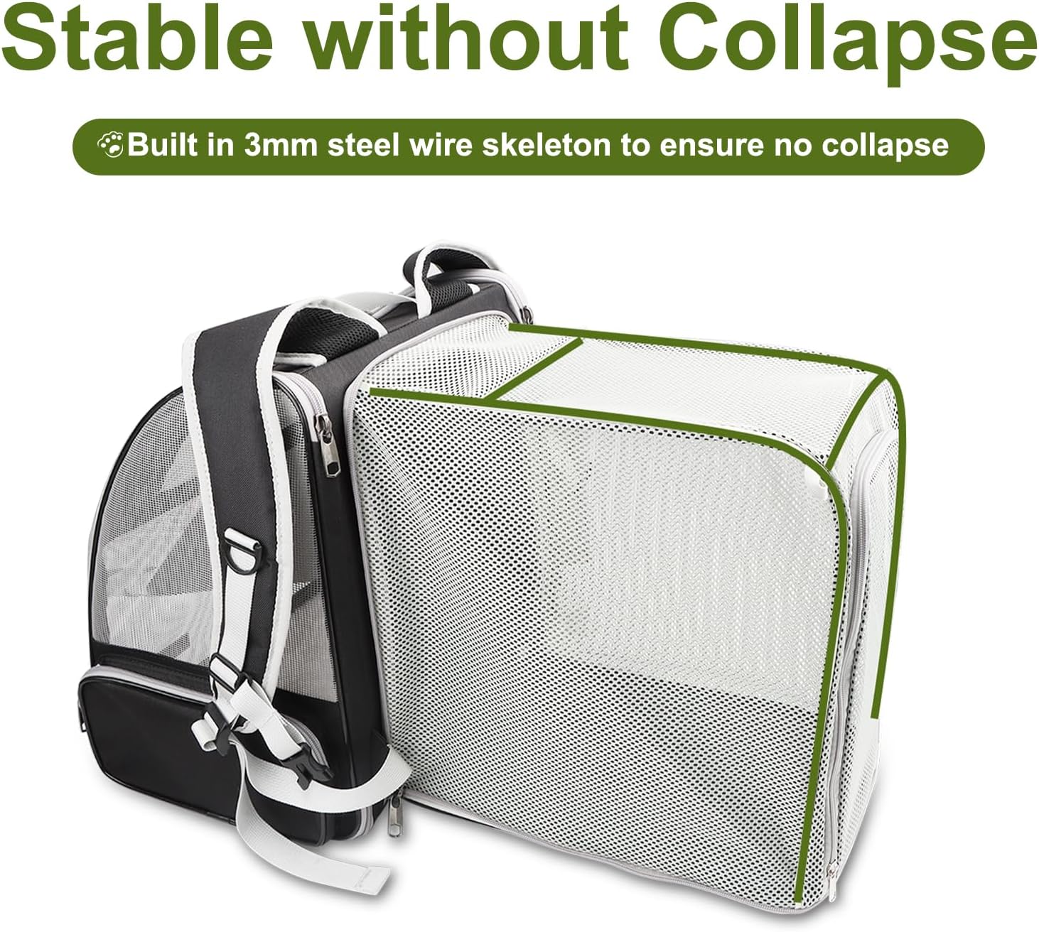 Texsens Innovative Traveler Bubble Backpack Pet Carriers for Cats and Dogs