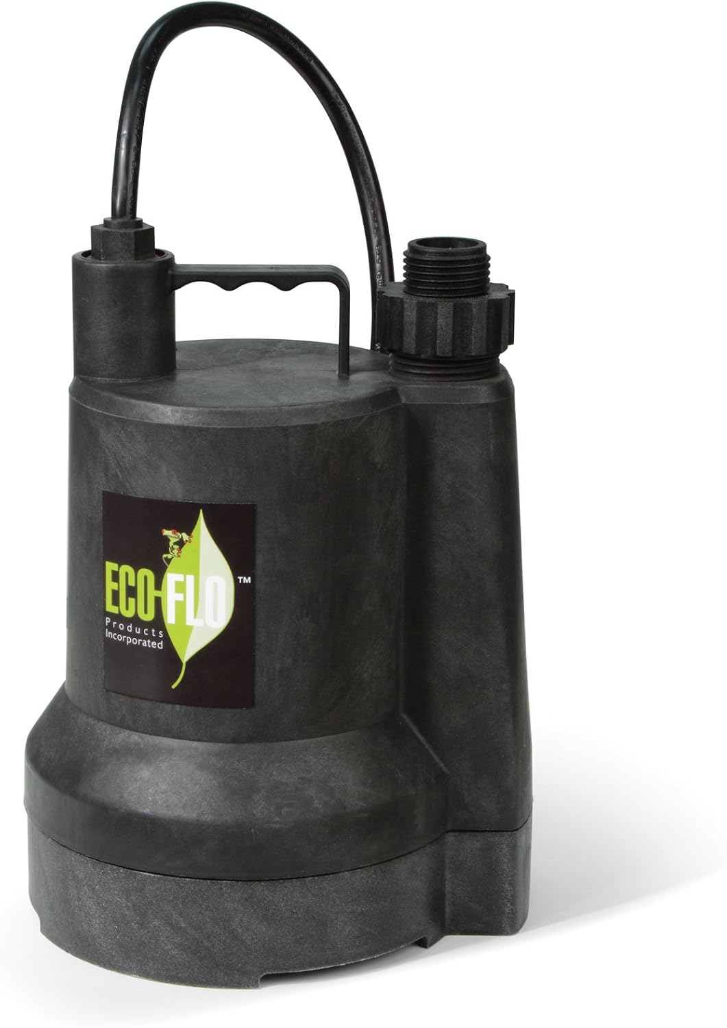 ECO-FLO Products SUP55 Manual Submersible Utility Pump, 1/4 HP, 1,980 GPH