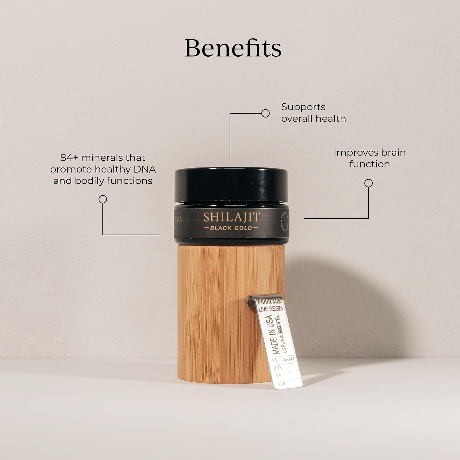 CYMBIOTIKA Pure Shilajit Resin, 84+ Minerals for Energy & Focus