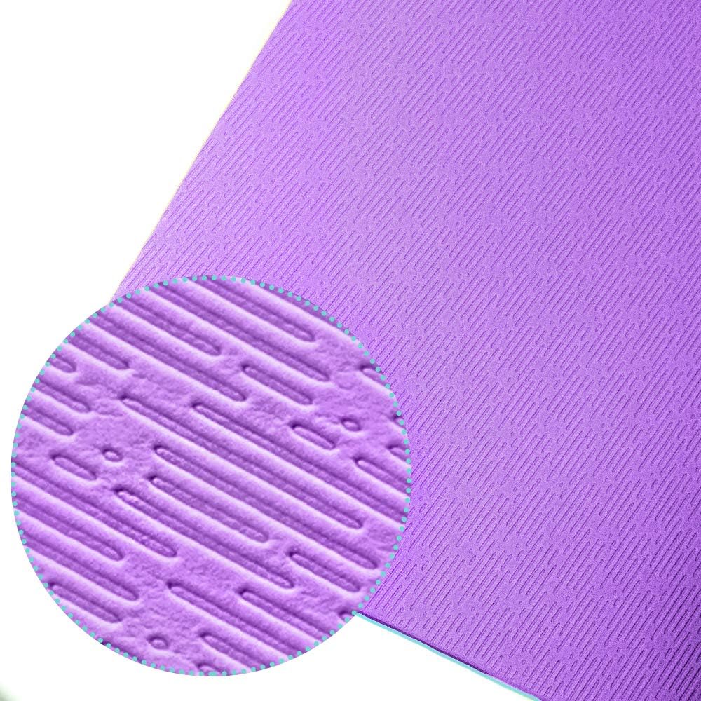 Hatha Yoga Extra Thick TPE Yoga Mat - 72"x 32" Thickness 1/2 Inch -Eco Friendly- With High Density Anti-Tear Exercise Mats For Home Gym Travel &
