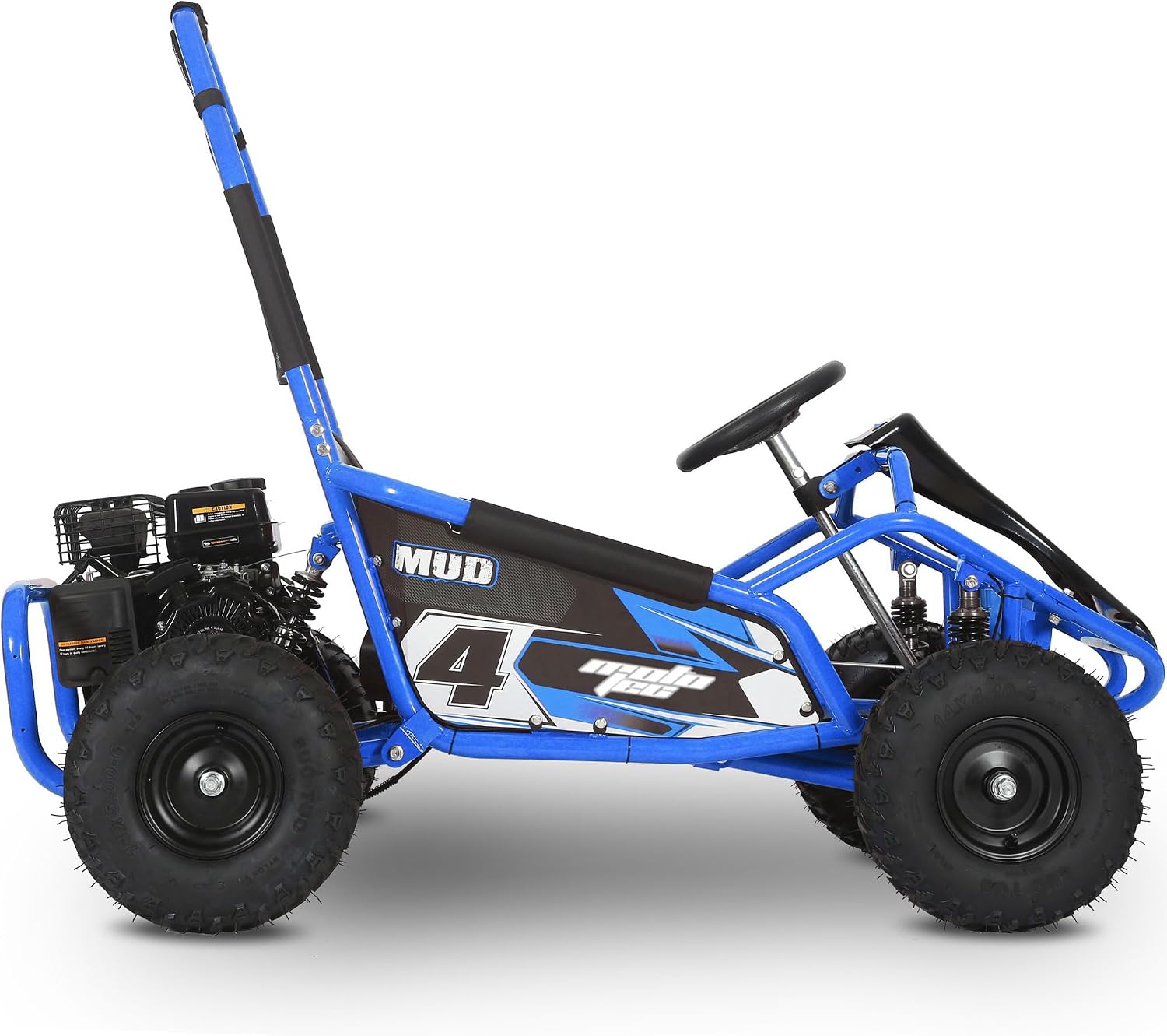 MotoTec Mud 98cc Go Kart Full Suspension Blue
