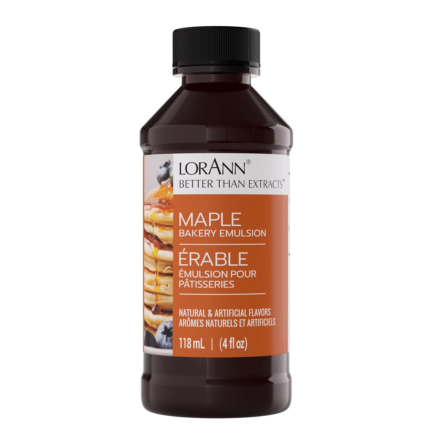 LorAnn Oils Peppermint Bakery Emulsion: True Essence, Ideal for Boosting Fruit Tones in Cakes, Cookies & Desserts, Gluten-Free, Keto-Friendly, Extract Substitute Essential for Your Kitchen, 16 Oz
