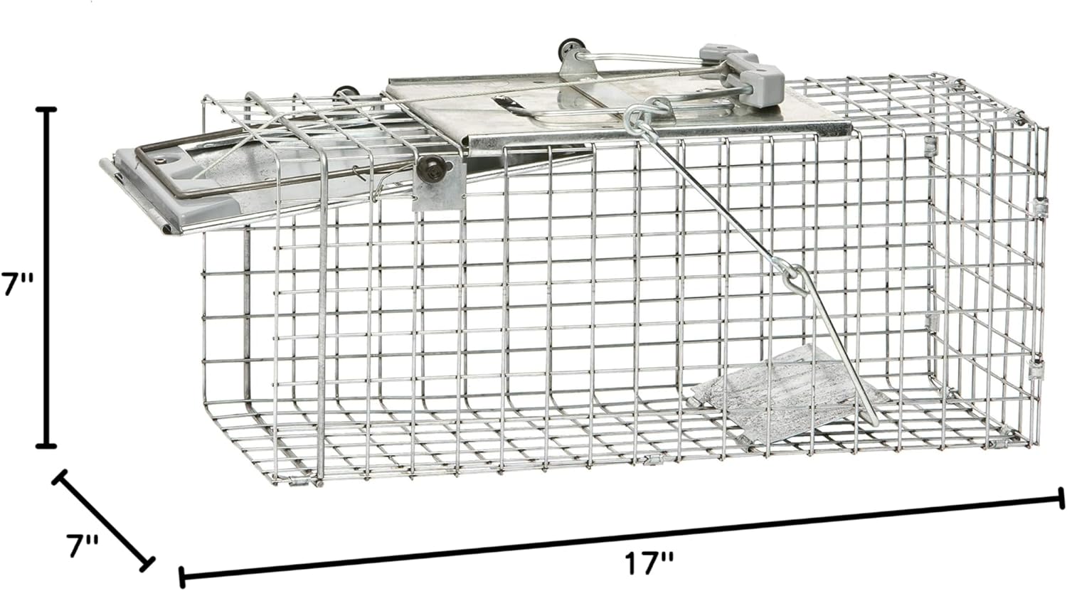Havahart Easy-Set Catch and Release Small 1-Door Humane Live Animal Trap for Squirrels, Rabbits, Skunks, and Other Small Animals - 1083