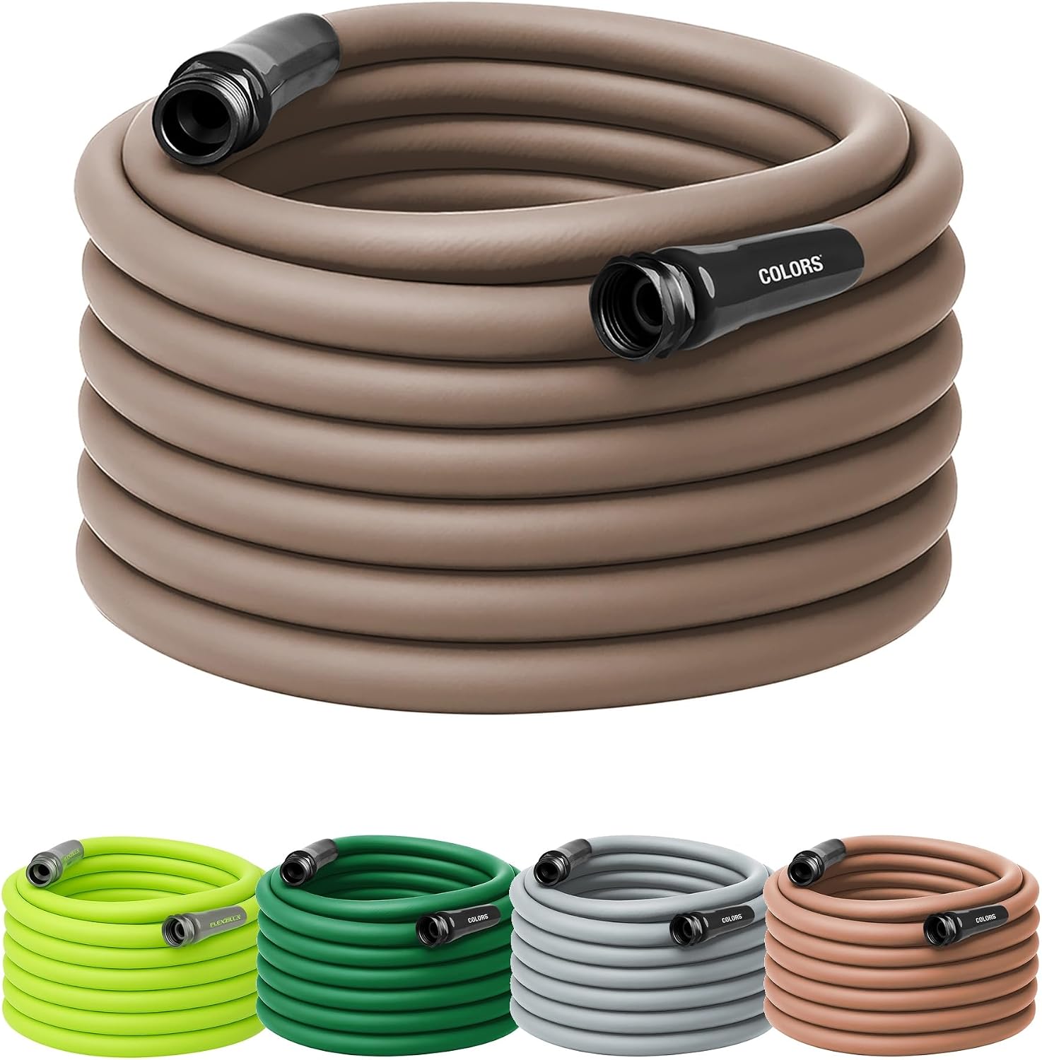 Flexzilla Garden Hose 5/8 in. x 50 ft., Lightweight All-Weather Water Hose, Durable and Flexible, Leak-Free Connections