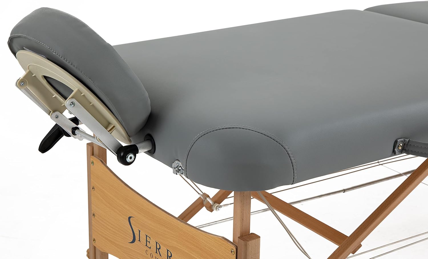 Sierra Comfort Premium Wide Portable Massage Table, SC-602 (Gray)